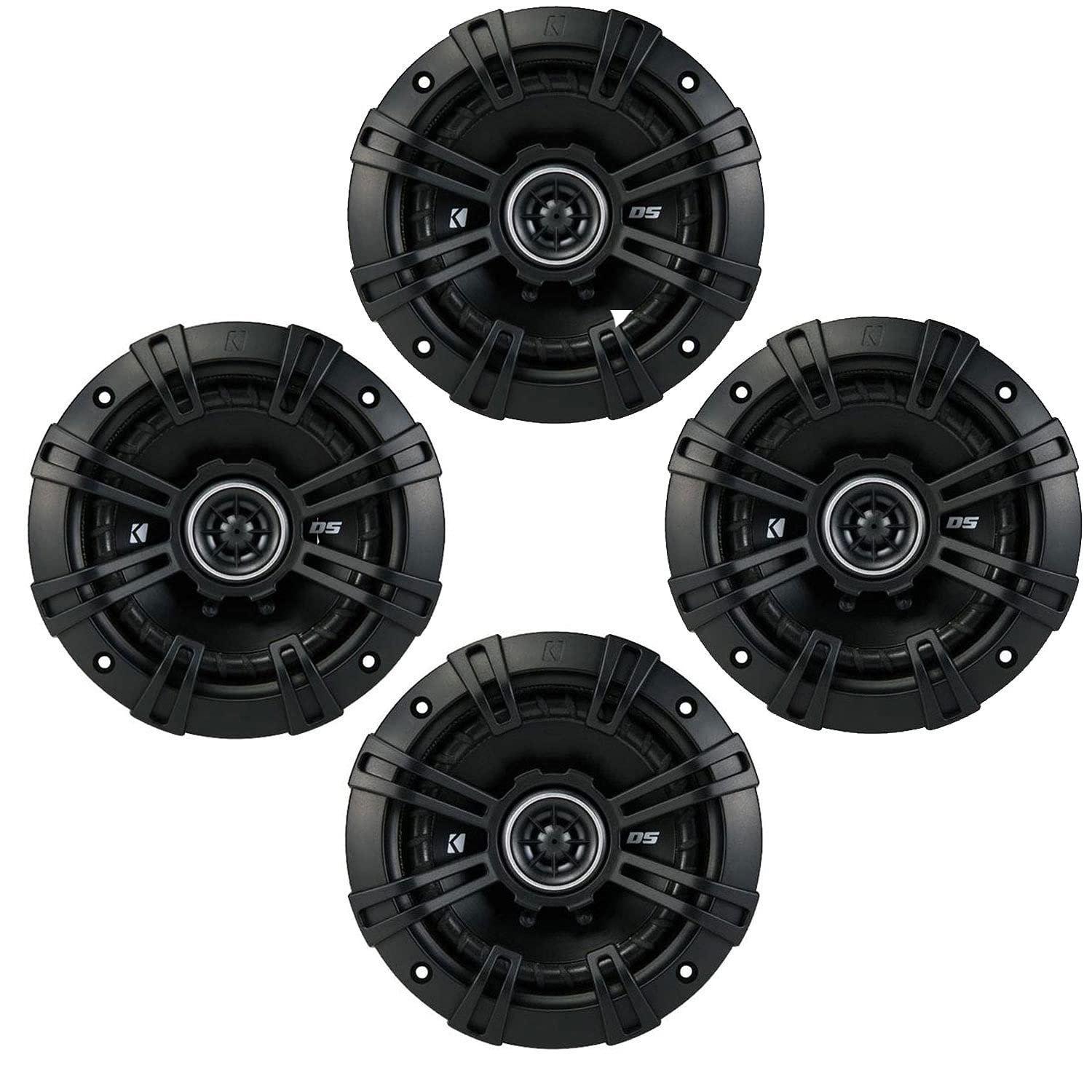 KICKER 2 43DSC504 D-Series 5.25 200W 2-Way 4-Ohm Car Audio Coaxial Speakers