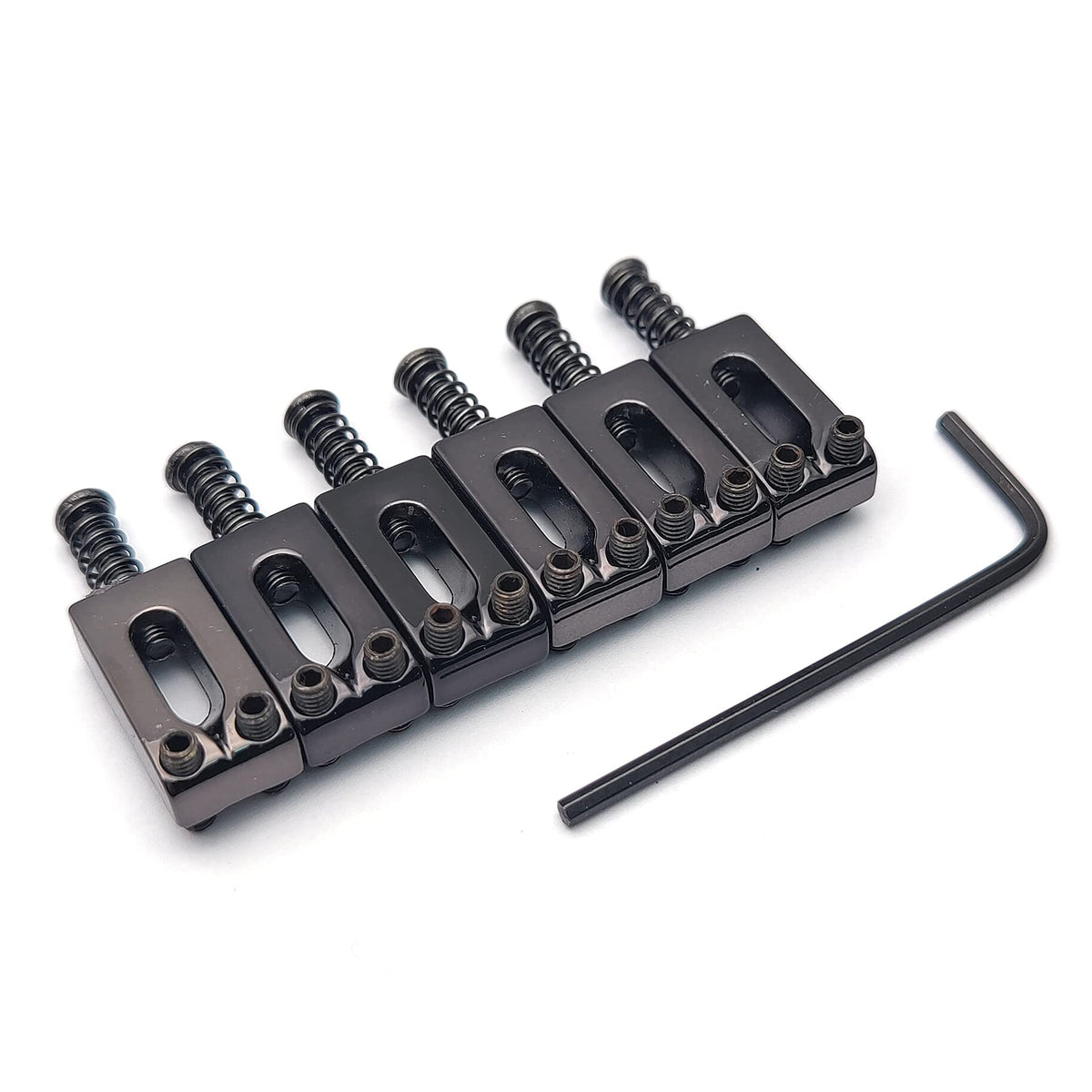 Saphue Guitar Bridge Saddle With Spring Screws Wrench Tremolo For Fender Strat Stratocaster Tele Telecaster Electric Guitar Repl