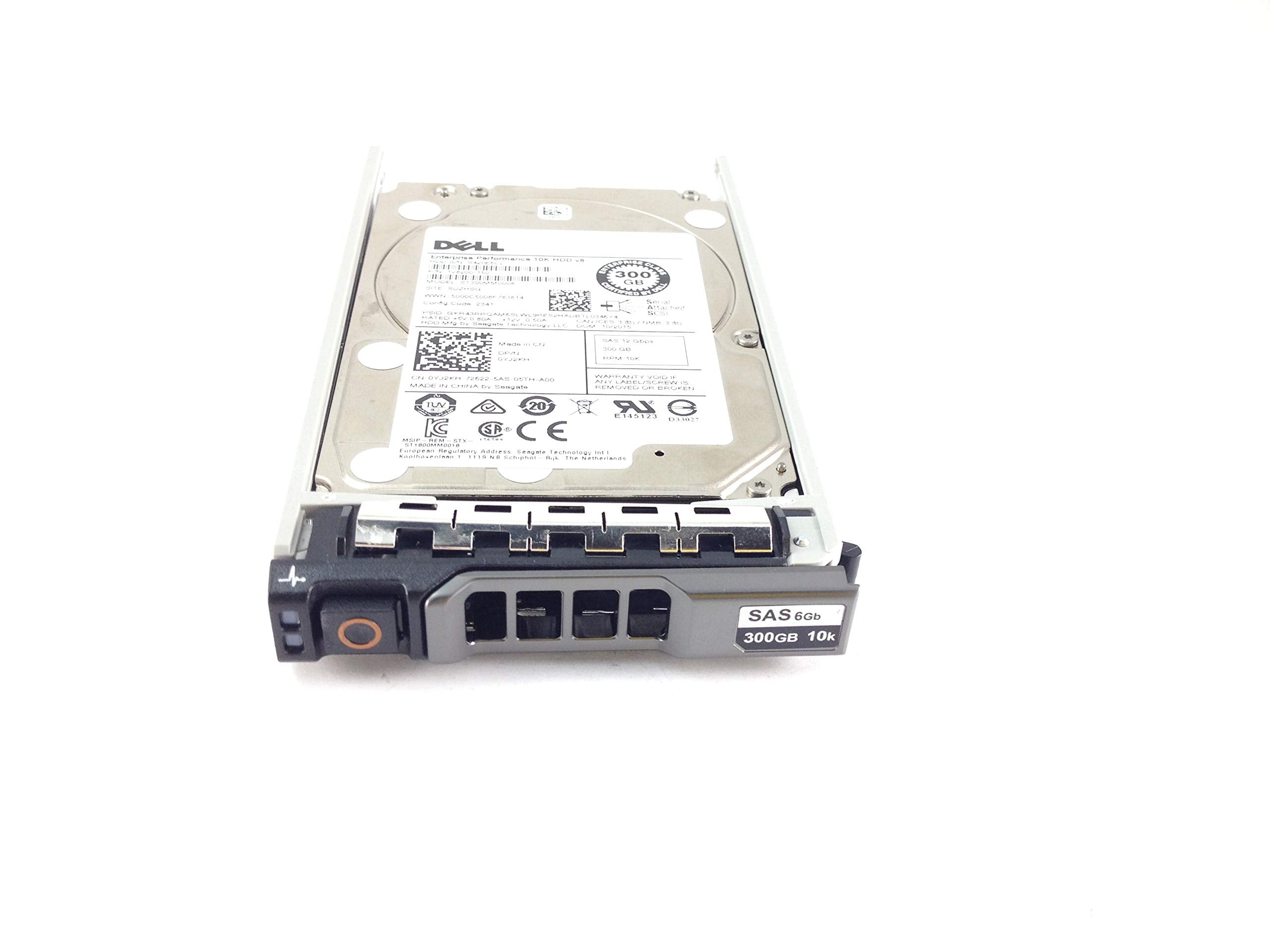 Dell ST300MM0008 300GB 10K 12Gbps SAS 2.5'' Hard Drive with PowerEdge Tray