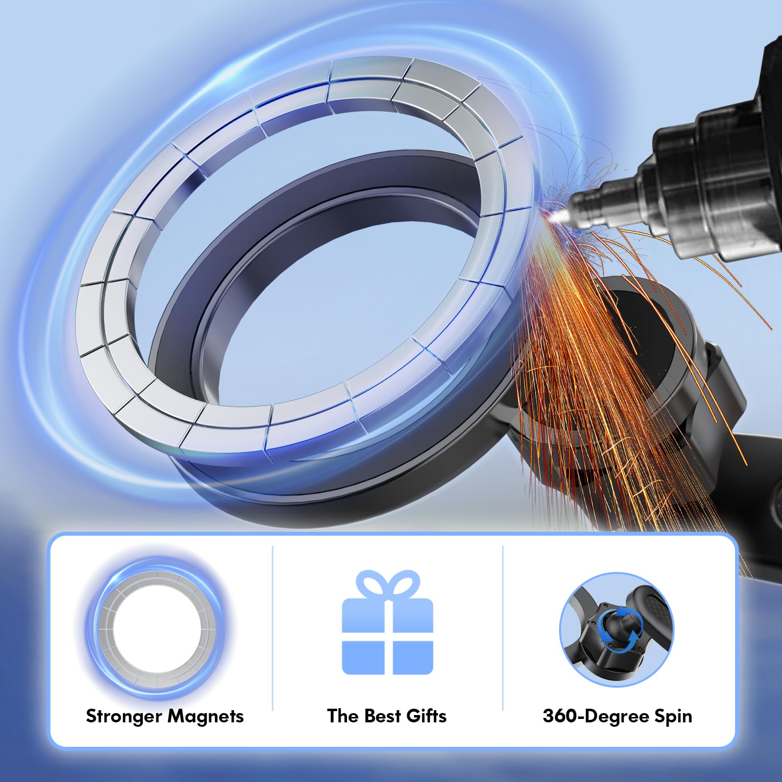 Tesla Phone Mount, For Magsafe Car Mount, ?Strongest Magnet Power? Magnetic Car Phone Holder For Tesla 3/Y/S/X Accessories Scree