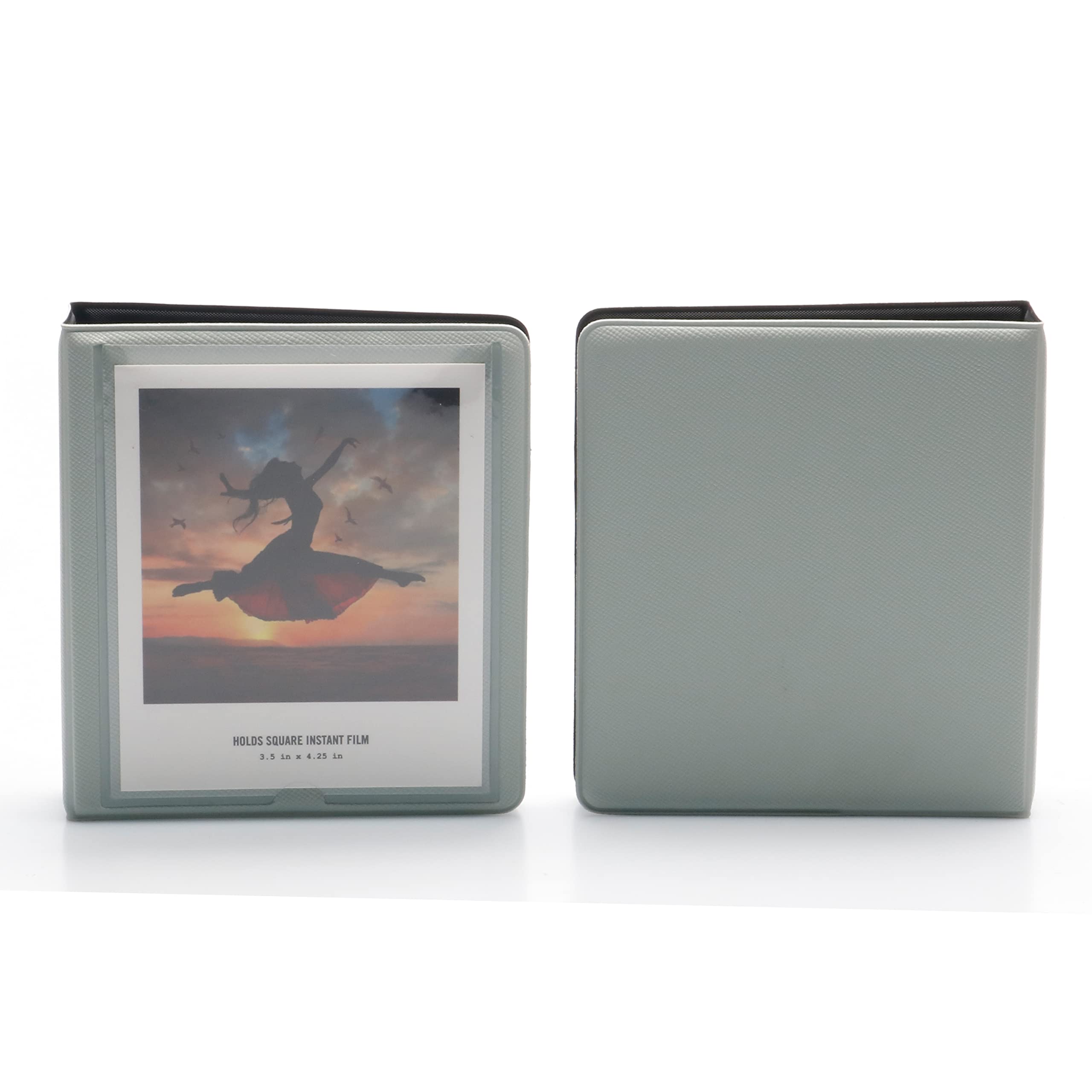 Ekedac 2 Pack 33 Pockets Photo Album For Polaroid Instant Camera,Suit For 3.5 In X 4.25 In Photos,Pvc Material And Water Resista