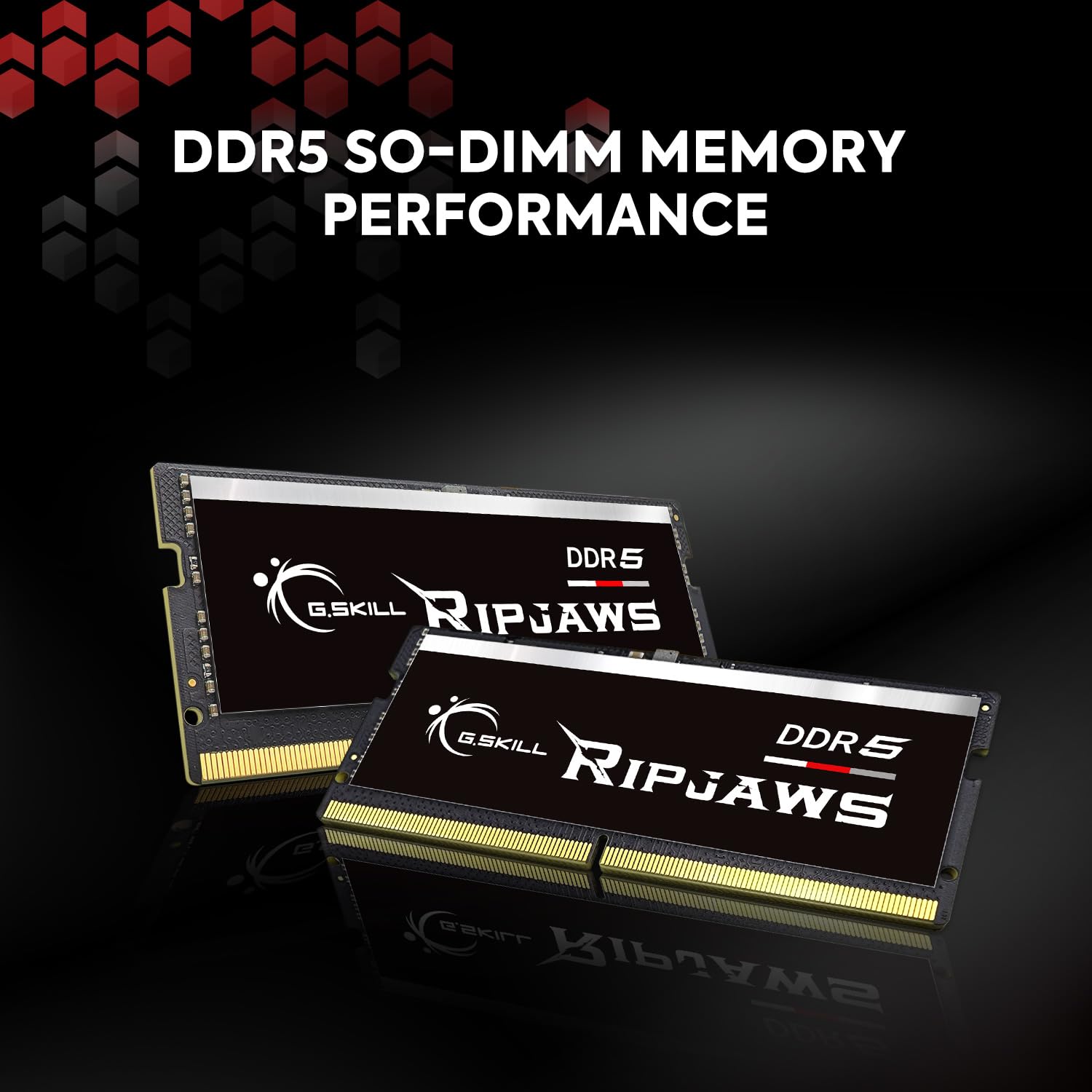 G.Skill Ripjaws Ddr5 So Dimm Series Ddr5 Ram 32Gb (2X16Gb) 4800Mt/S Cl40 39 39 76 1.10V Unbuffered Non Ecc Notebook/Laptop Memor