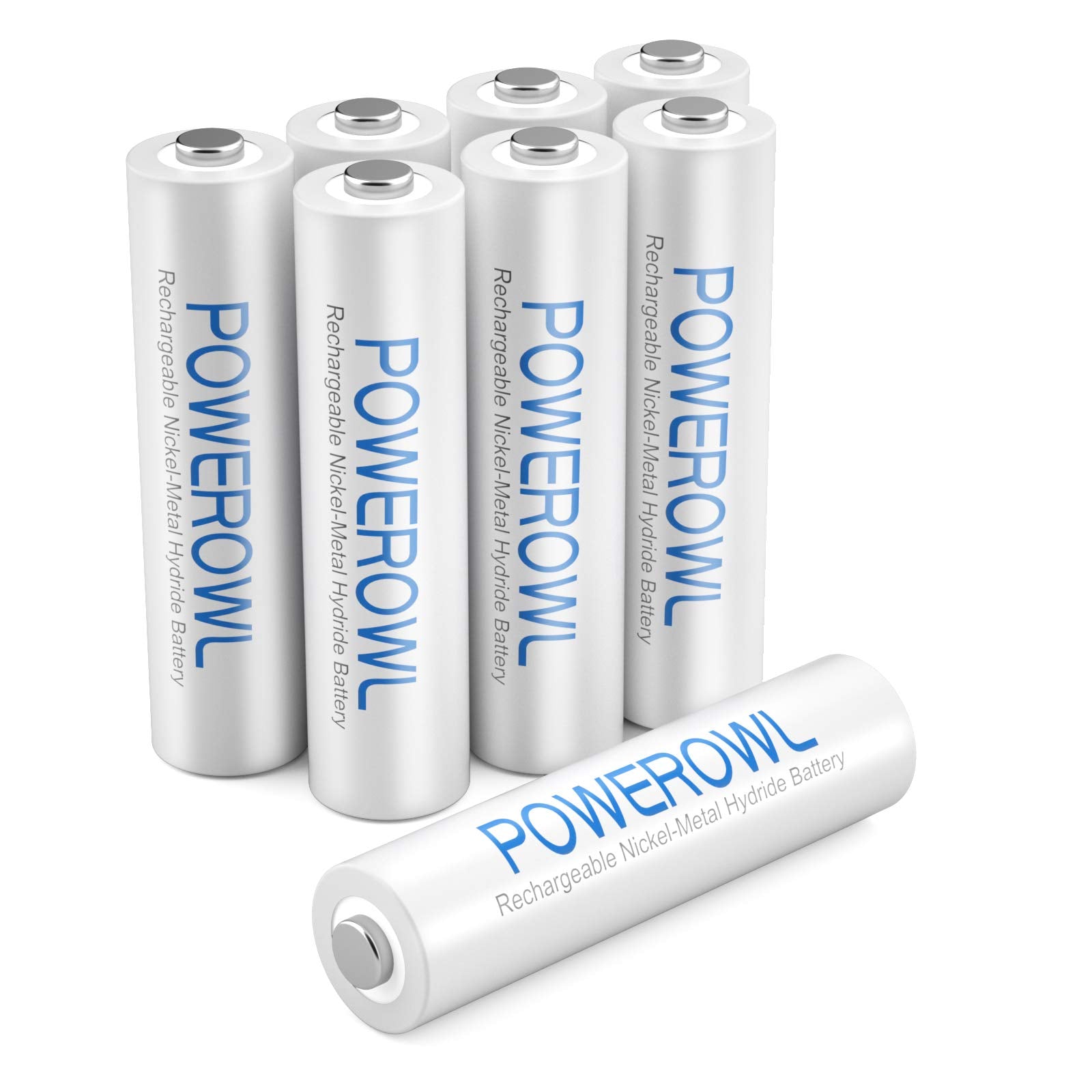 Powerowl Aaa Rechargeable Batteries, Rechargeable Aaa Batteries 1000Mah High Capacity 1.2V Nimh Low Self Discharge Rechargeable