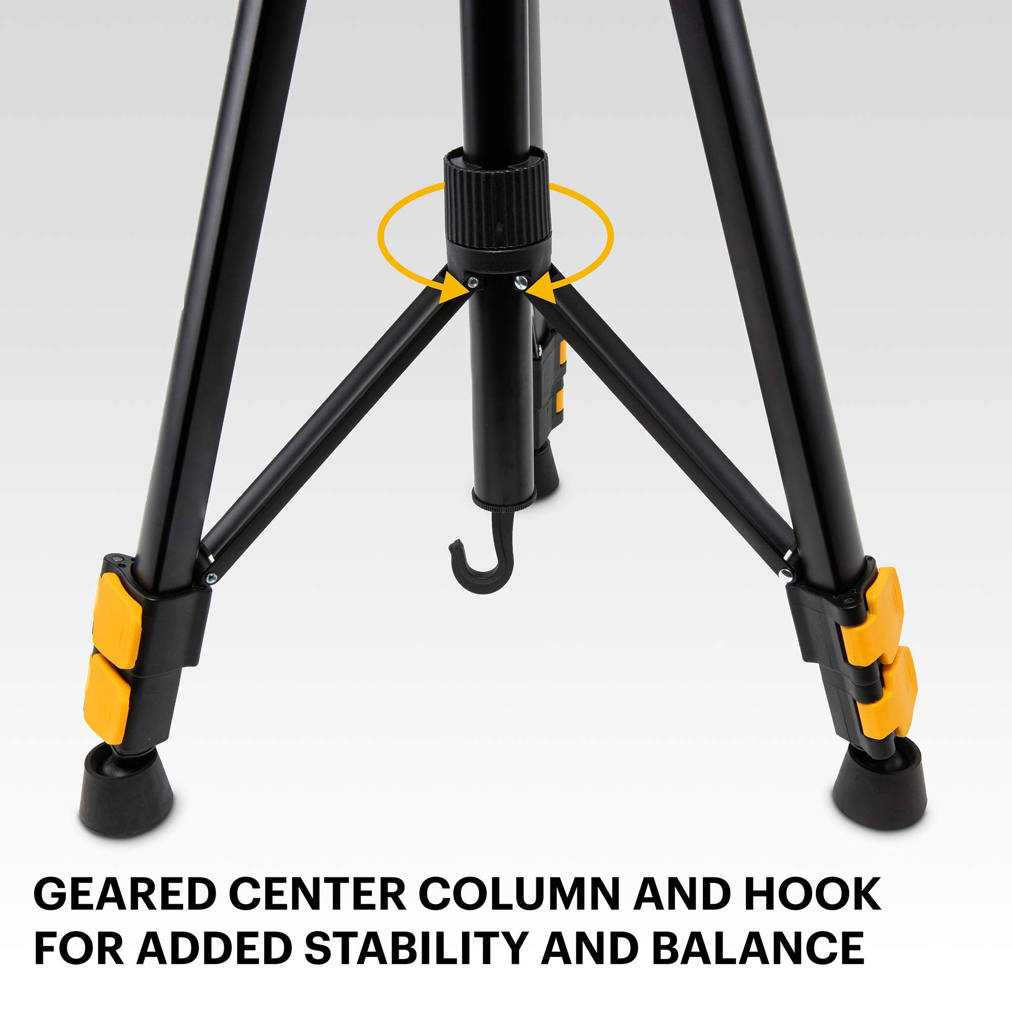 Kodak Photogear 62 Lightweight Tripod | Compact 3-Section Flip-Lock Aluminum Tripod Adjusts 22   -62   , Quickrelease Plate, Sma