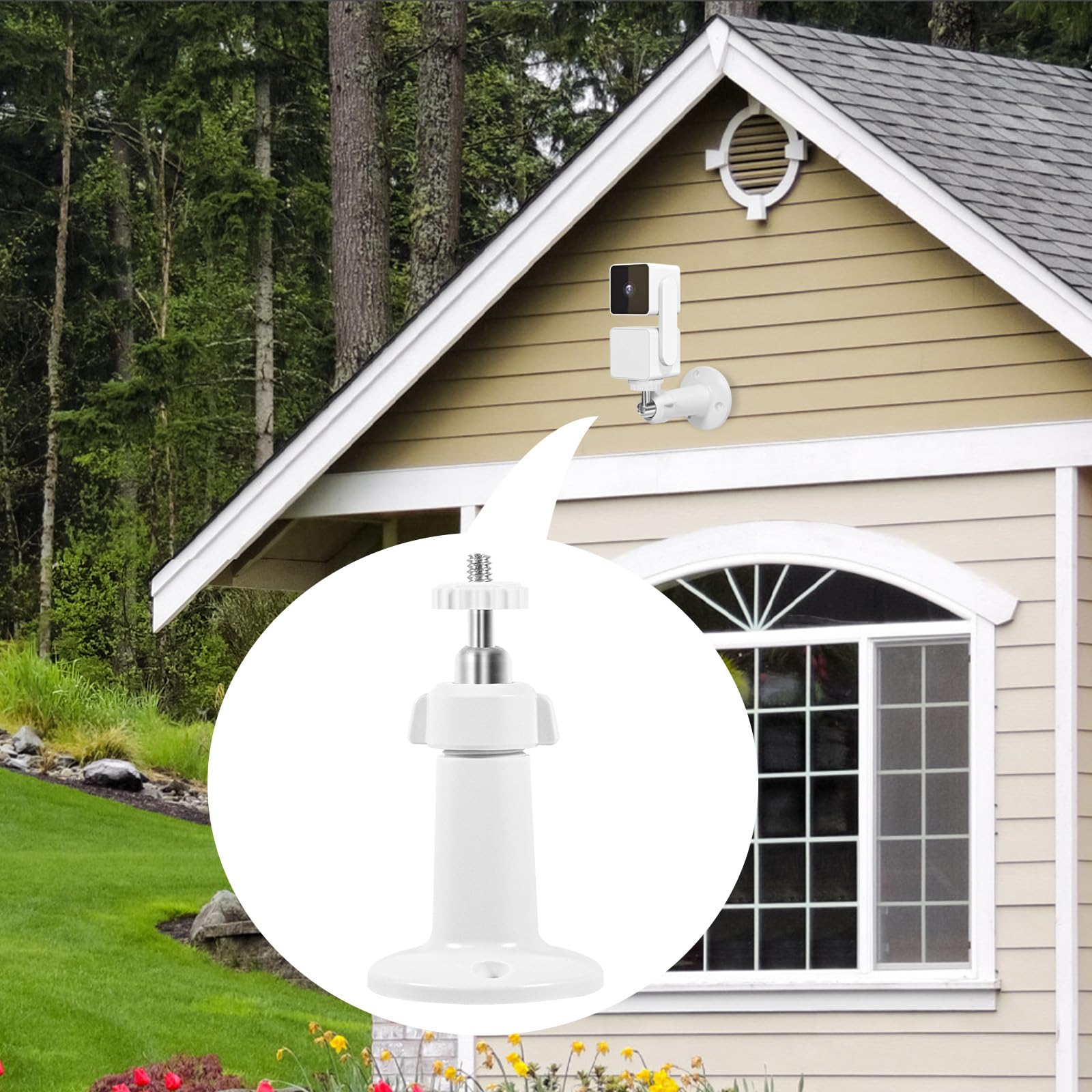 Voyaux Dual Pack Wall Mount For Wyze Cam Pan V3   All Angle Swivel & Tilt Adjustable Bracket For Indoor & Outdoor Use.Mount Comp