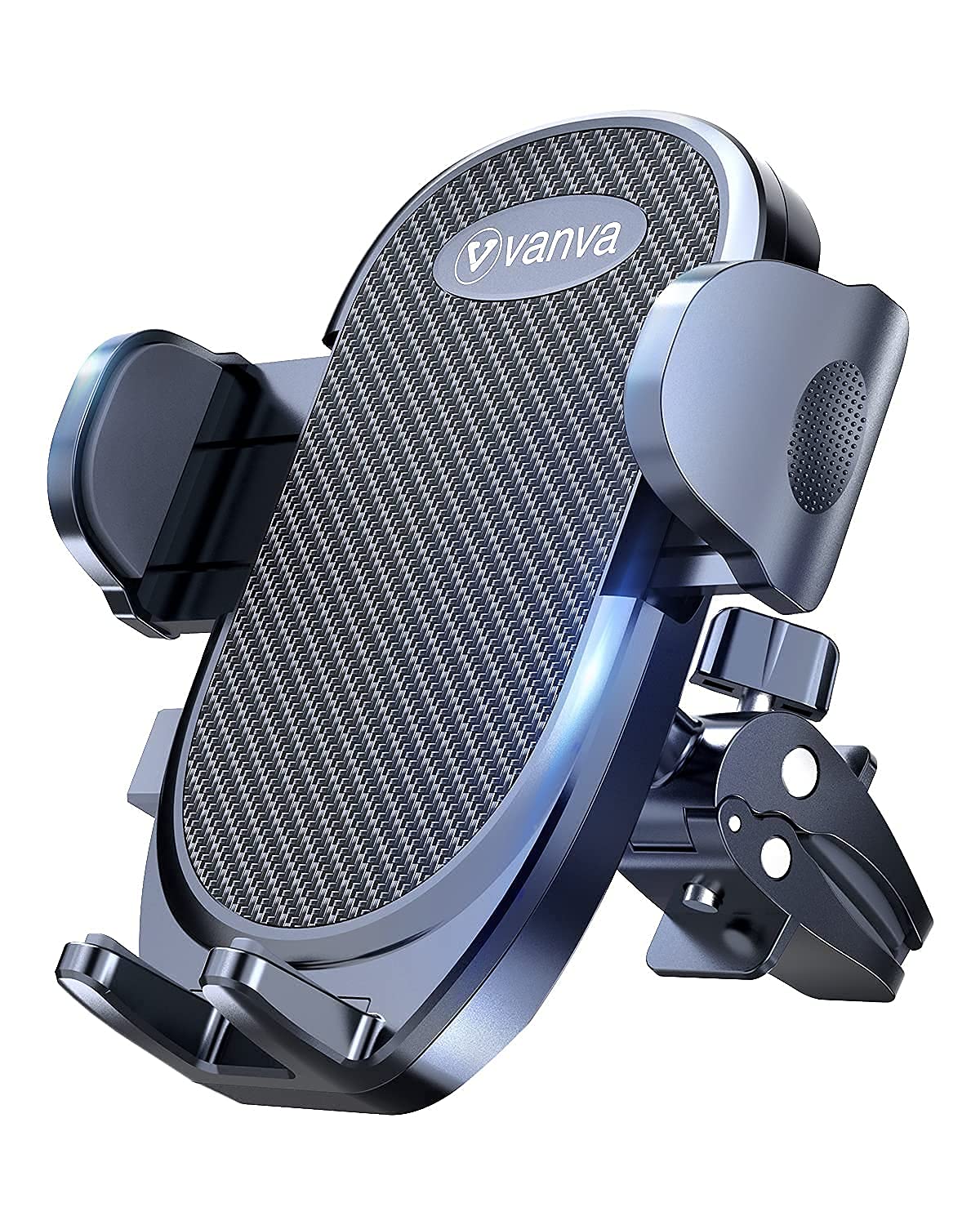 Vanva Universal Air Vent Car Mount, [ Big Phones & Thick Case Friendly ] Cell Phone Holder For Car Hands Free Clamp Cradle Vehicle Fit For All Apple (B1)