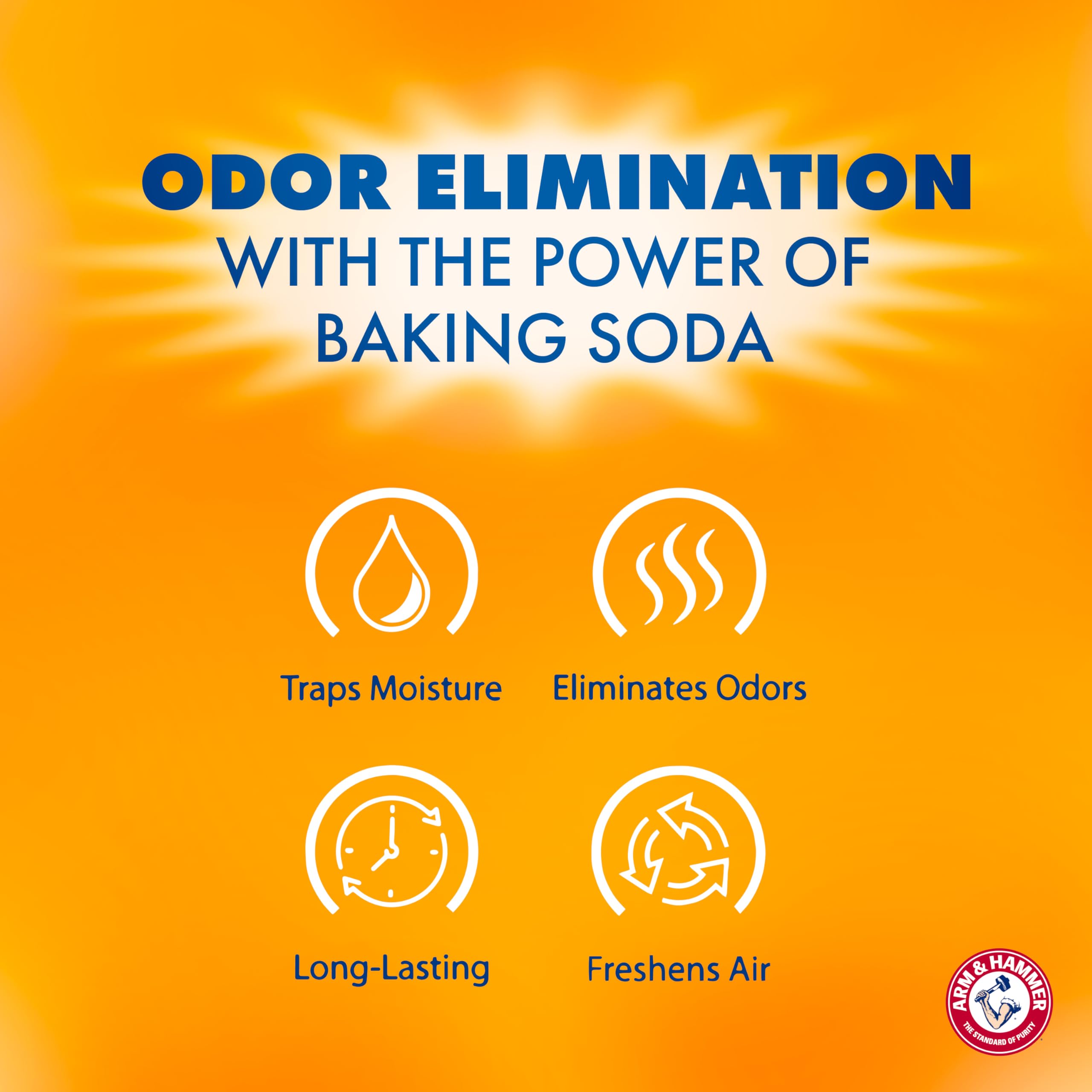 Arm & Hammer Essentials Disposable Moisture Absorber And Odor Eliminator Tub, Linen Fresh, 1 Lb., 3-Pack, Attracts And Traps Exc