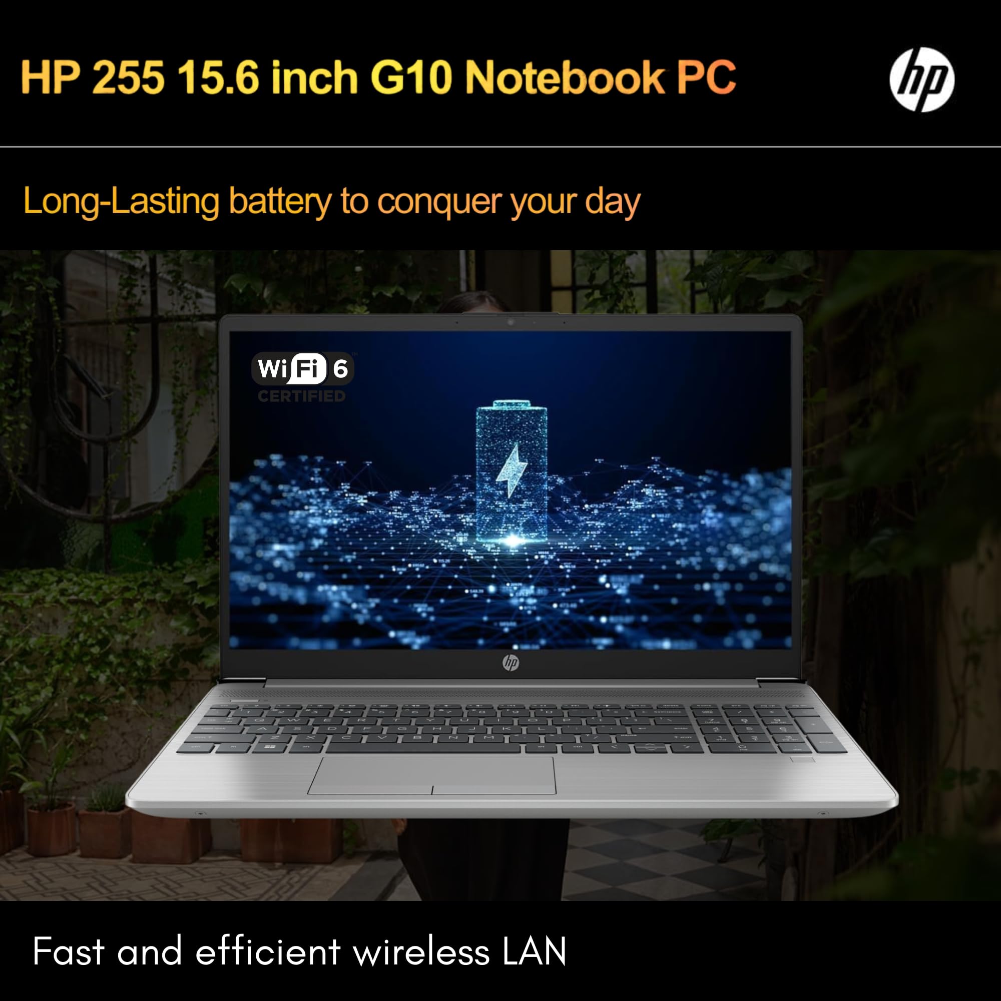 Hp 255 G10 Laptop For Home Or Work, 32Gb Ram, 1Tb Ssd, 15.6 Full Hd, Ryzen 3 7330U (Beat Intel I5-1135G7), Hdmi, Usb-C, Windows