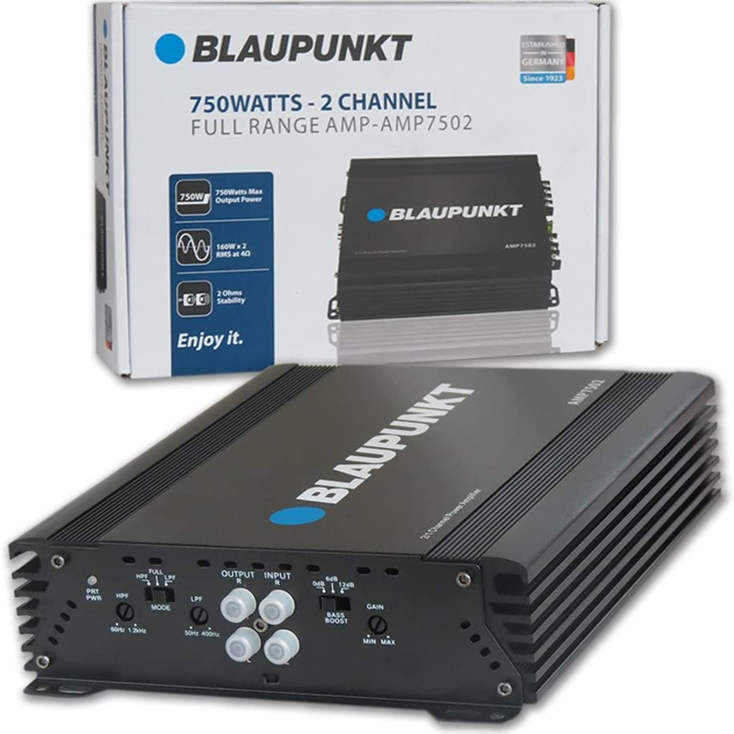 Blaupunkt Amplifier 750 Watts Max 2 Channel