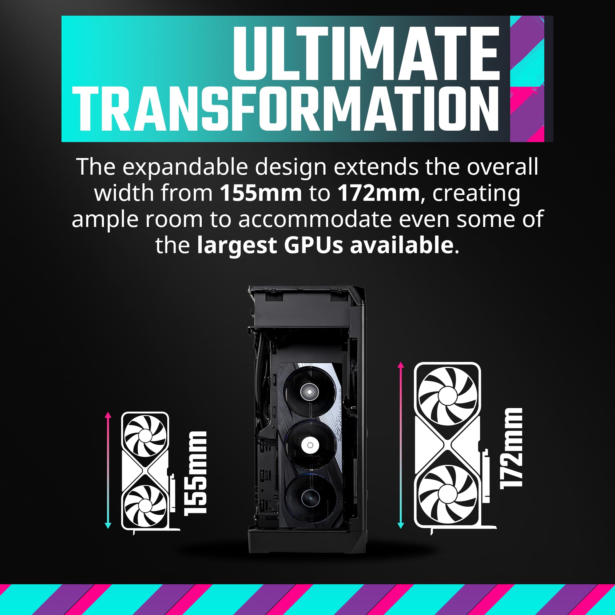 Cooler Master Ncore 100 Max Itx Sff Tower Case, Custom 120Mm Aio, 850W Sfx Gold Atx3.0 Psu, 4 Slot Gpu, Vertical Mount Gpu, Pcie