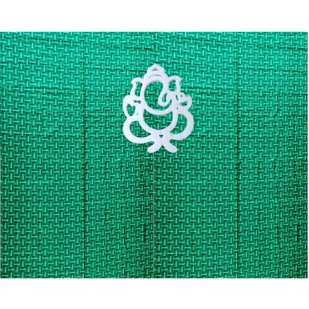 ZEONELYMART Coconut Leaf Backdrop Cloth Hangings for Pooja Housewarming and Wedding etc Events Decoration 10 X 8 Feet (Coconut C