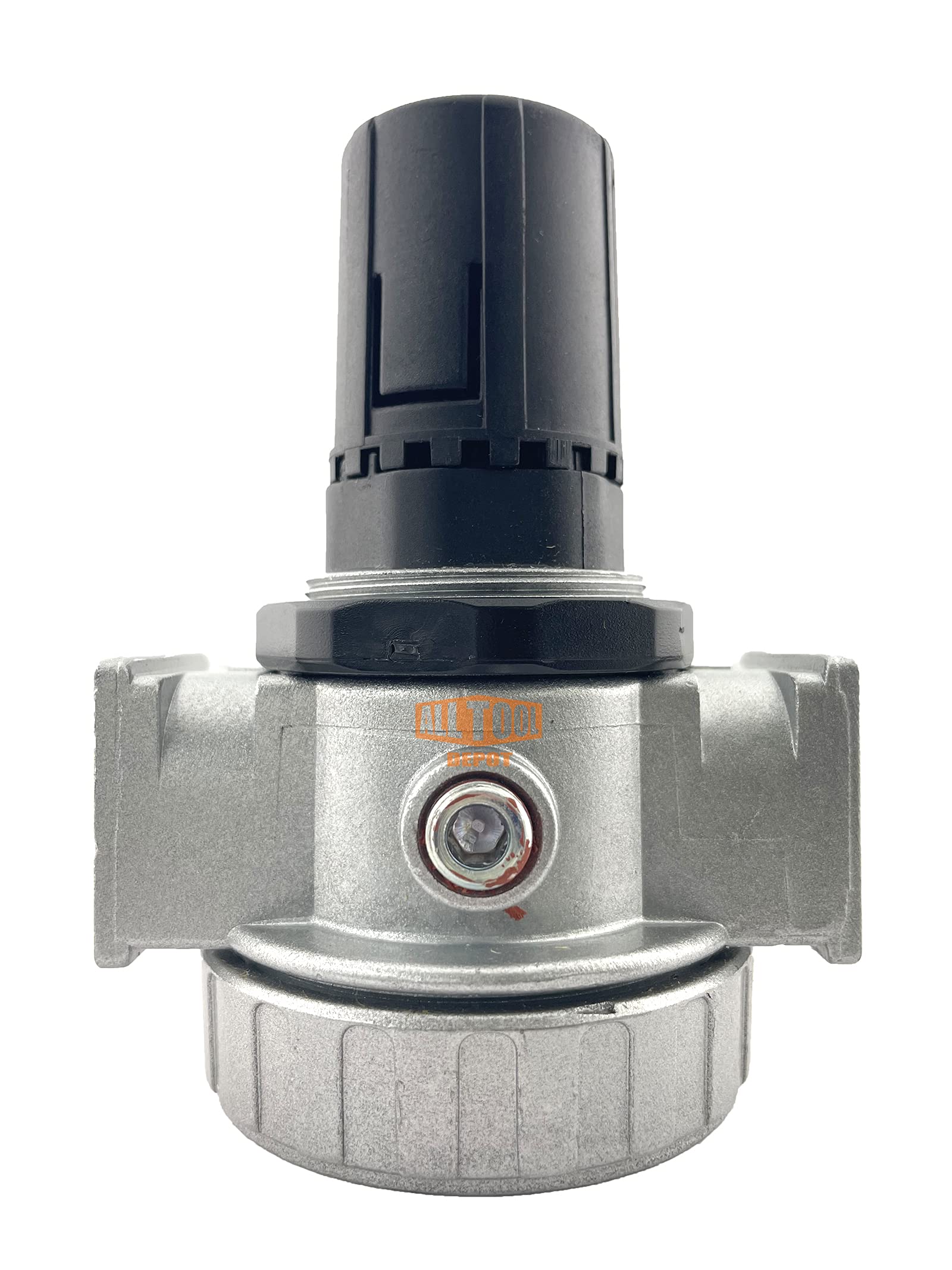 3/8    Npt Mid Flow In Line Compressed Air Pressure Regulator For Air Compressor, 7 To 150 Psi Adjustable