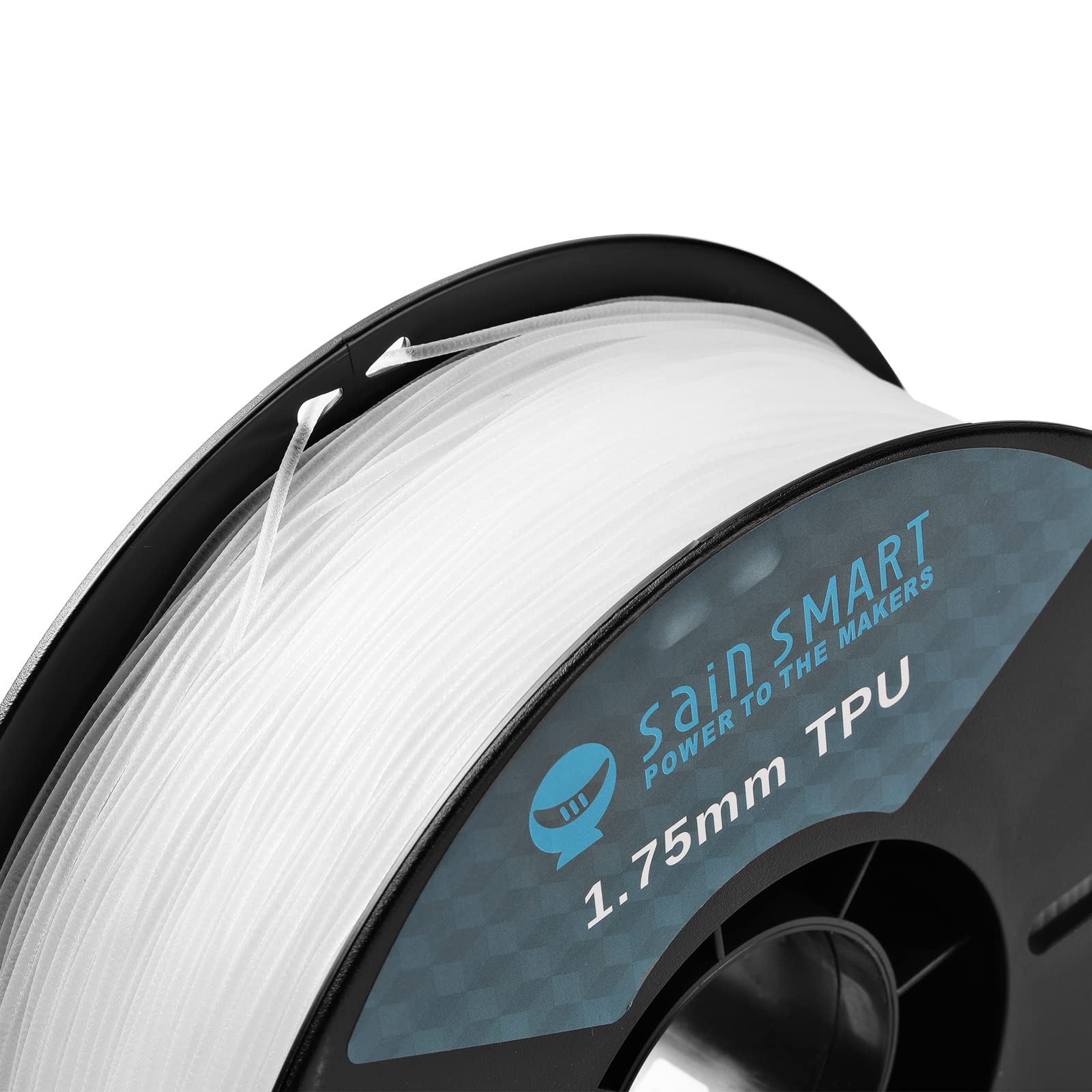 Sainsmart 87A Tpu Filament 1.75Mm Flexible Tpu 3D Printer Filament 1Kg Spool, Natural