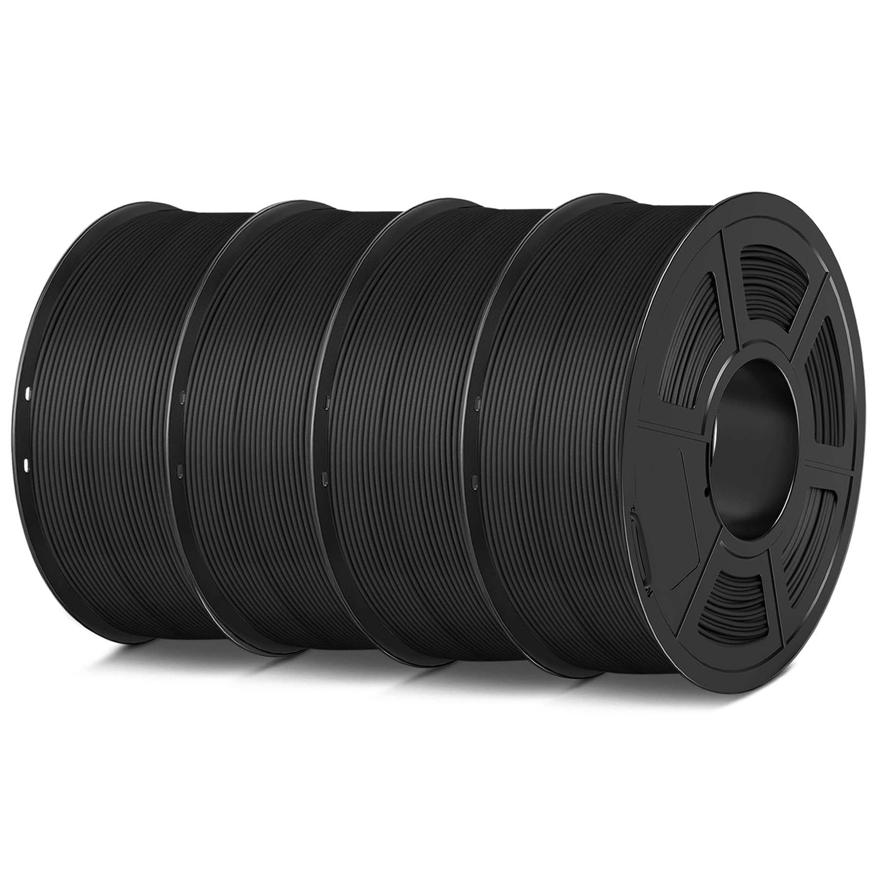 Sunlu 4Kg 3D Printer Filament Bundle Pla Matte 1.75Mm, Neatly Wound Filament With Matte Finish, Print With 99% Fdm 3D Printers,