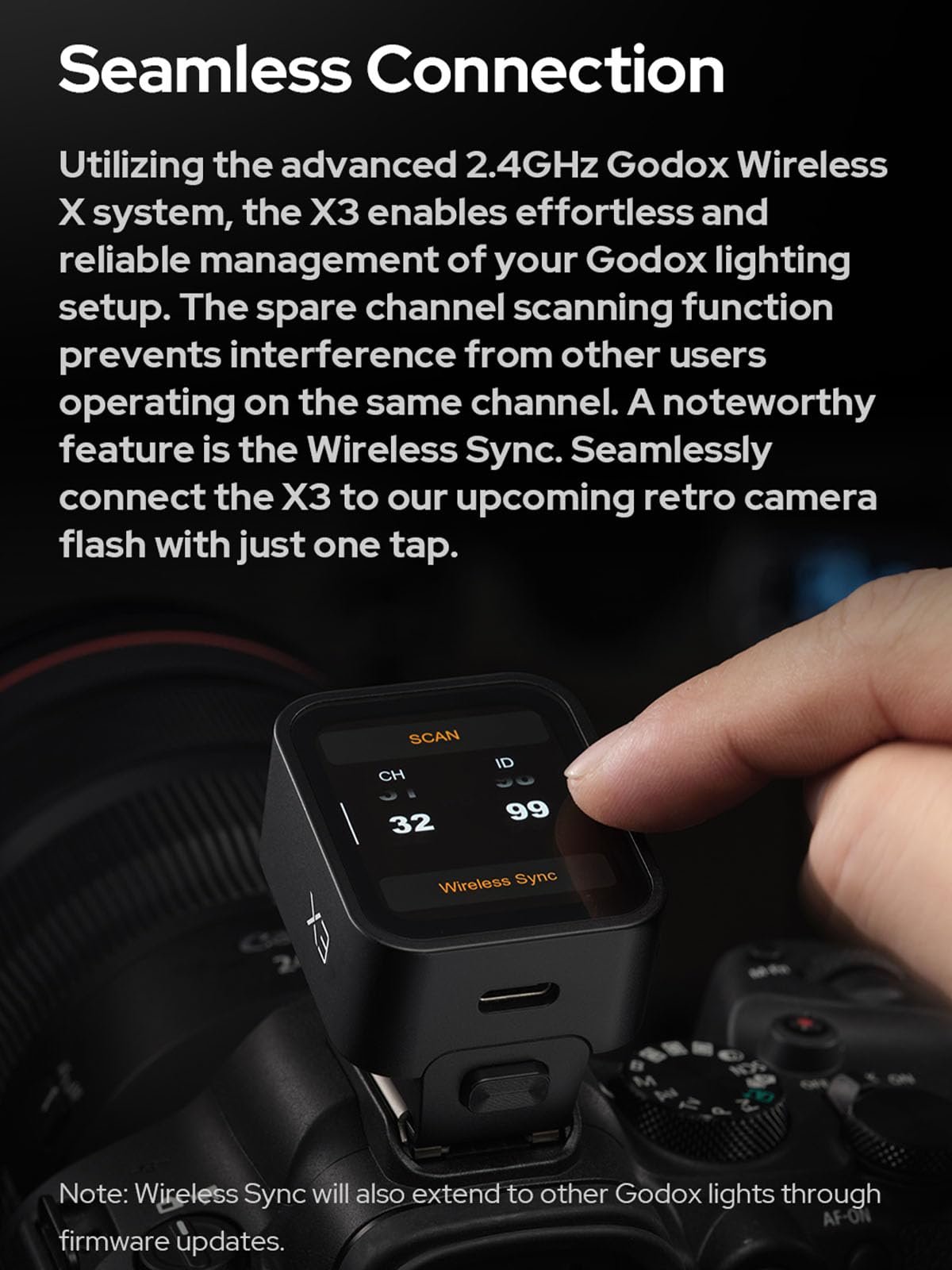 Godox X3 Trigger For ?????????? ? Godox Trigger For ?????????? X3 N ? X3N Ttl Wireless Flash Trigger For Nikon, Oled Touchscreen