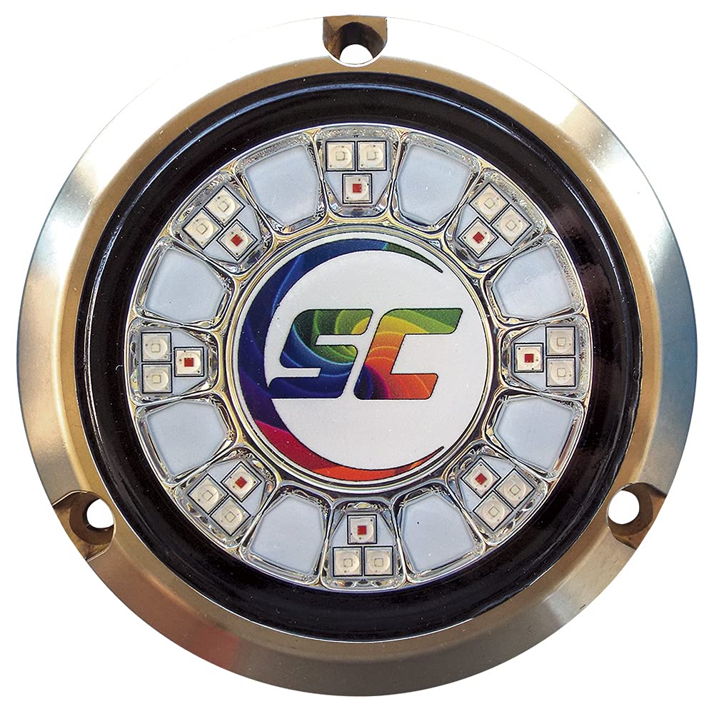 Shadow Caster Scr 24 Bronze Led Underwater Light, Color Changing 90W Suface Mount