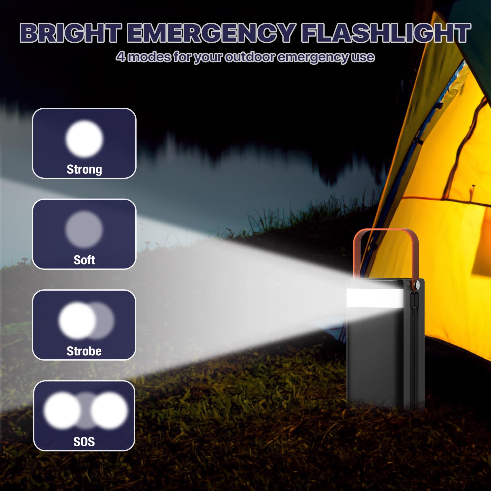 Portable Power Bank Station 99Wh Outdoor Generator With Flashlight Lcd Display Backup Phone Battery Pack Portable Pd Fast Charge