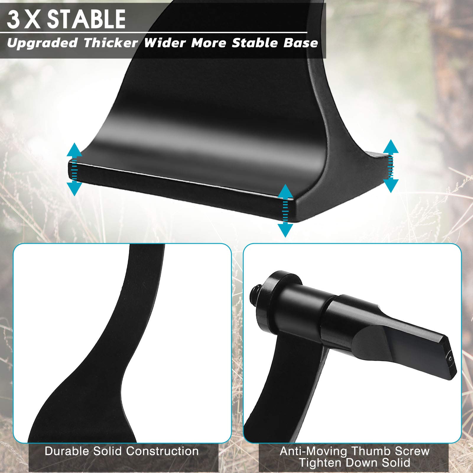 Binocular Tripod Adapter, Binocular Mount 1/4 Inch Threading Mount Aluminium,Tripod Adapter For Bird Watching, Safari Sports Eve