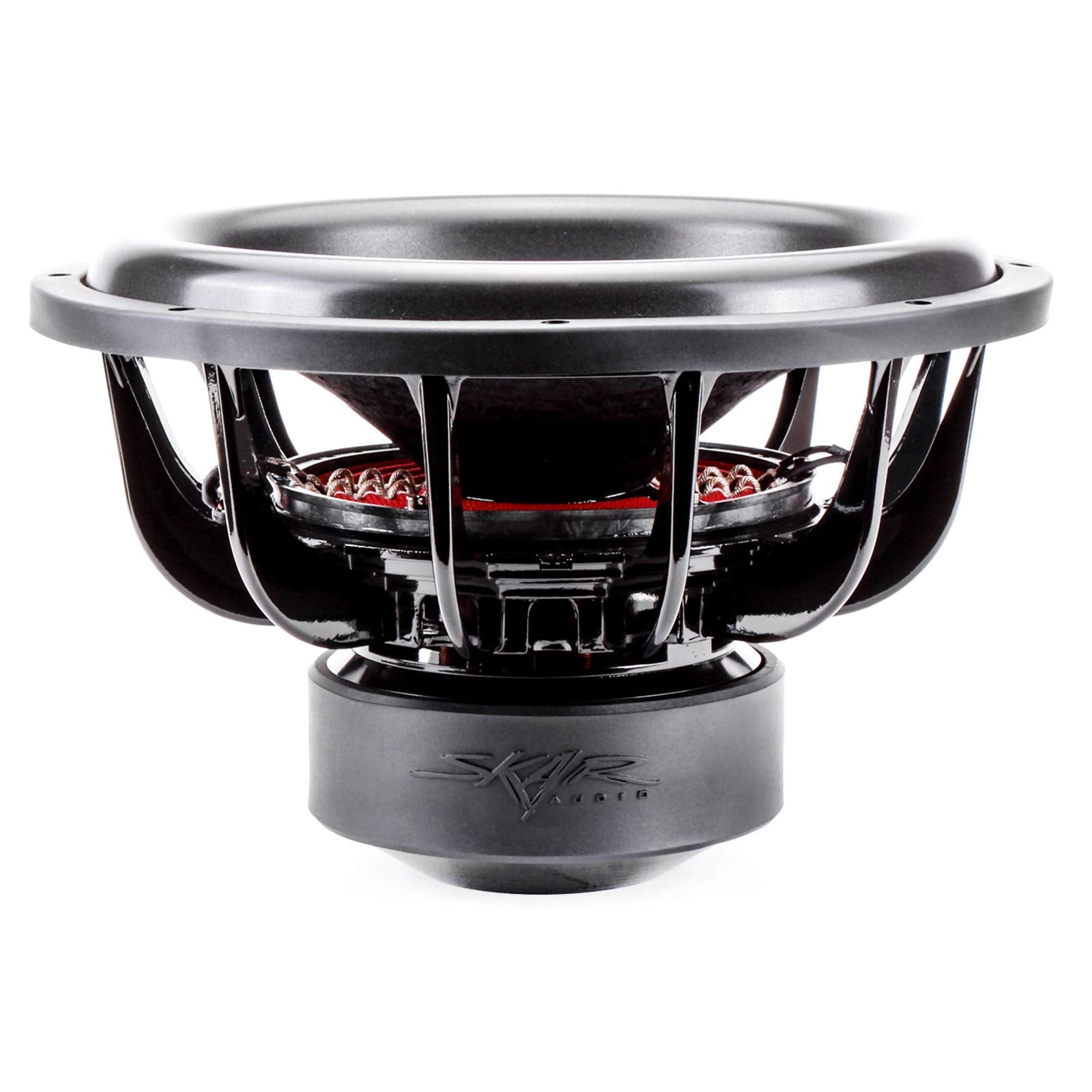 Skar Audio EVL-15 D2 15" Dual 2 Ohm Car Subwoofer - 2500W Max Power, Black, Paper Material