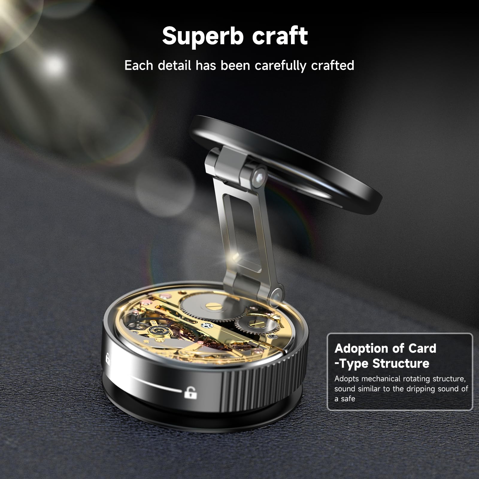 360Adjustable Vacuum Magnetic Phone Holder For Your Car [96+Lbs Suction & 2800Gf Magnetic & Hands-Free Suction Cup] Car Mount Fo