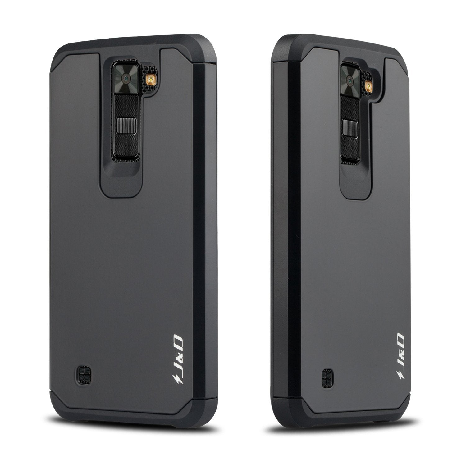 J&D Case Compatible For Lg Phoenix 2 / Lg Escapte 3 / Lg K8 2016 Case, Heavy Duty Dual Layer Hybrid Shock Proof Protective Rugge