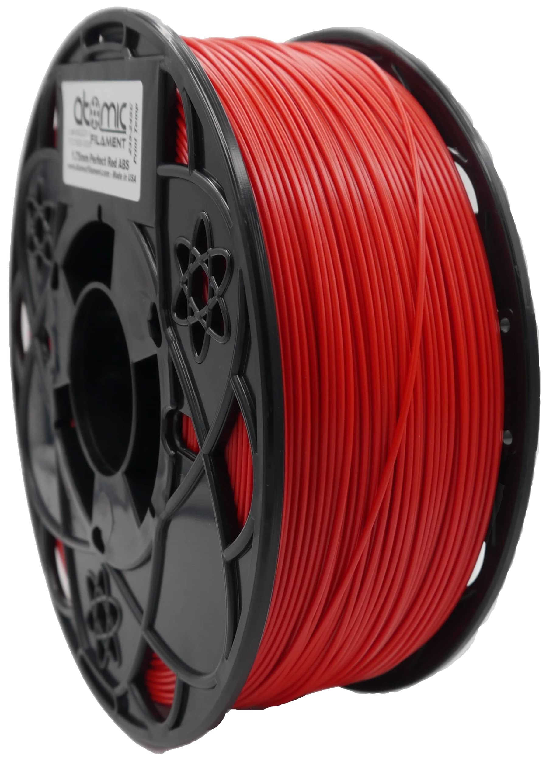 Atomic Filament Perfect Red 3D Printer Abs Filament 1.75 Mm | Dimensional Accuracy 99% Probability +/  0.02Mm | 3D Printer Acces