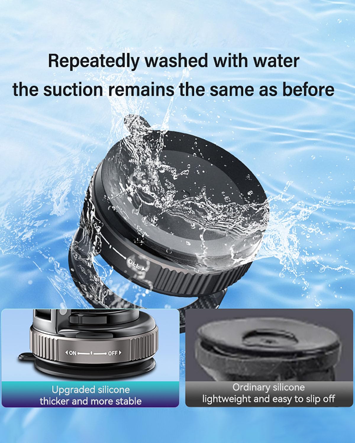 Bevewlpol 2025 Upgraded Vacuum In-Car Phone Holder For Magsafe Triple-Axis Adjustment&360 Rotation&180 Foldable Magnetic Bracket