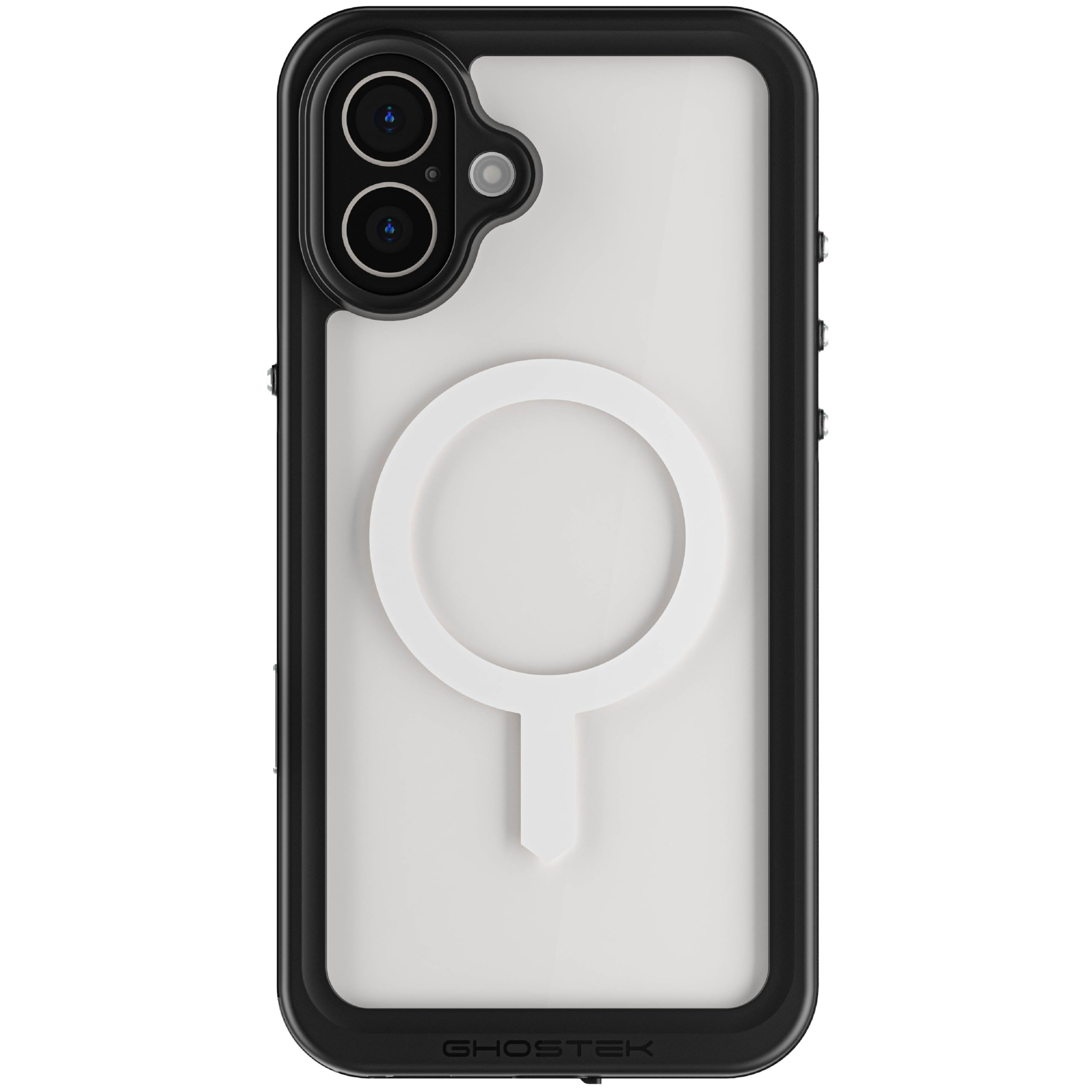 Ghostek Nautical Slim iPhone 16 Plus Waterproof Case - Built-in Screen and Camera Lens Protector, Compatible with Apple MagSafe 