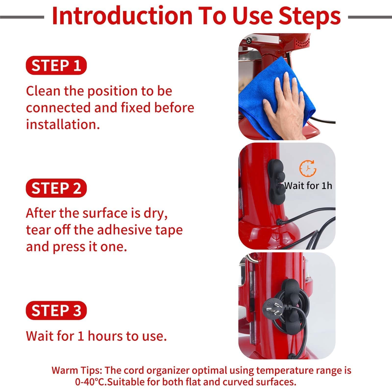 Sliding Mats For Kitchen Aid Head Stand Mixer With 2 Black Kitchen Accessories,Mixer Mover Slider Mat Pad For Kitchenaid 4.5 5 Q