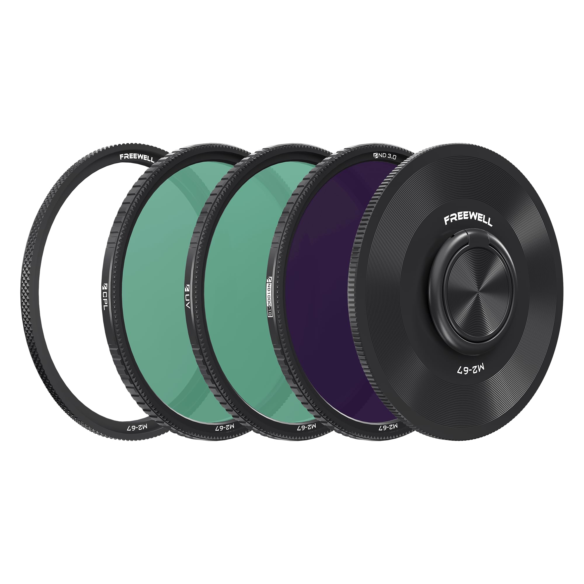 Freewell M2 Magnetic Quick Swap 3 Pack 67Mm Nd1000, Cpl, Uv