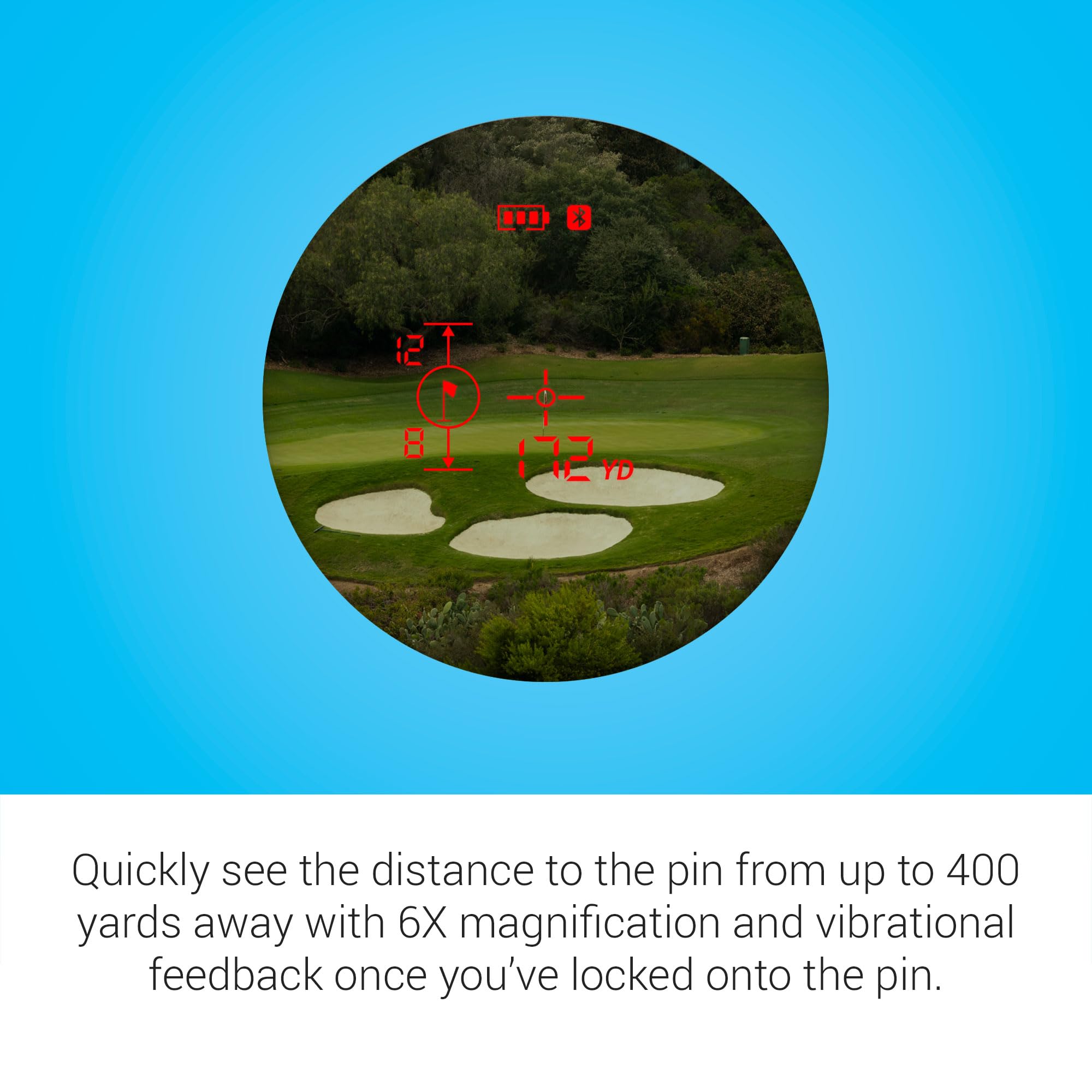 Garmin Approach Z30, Golf Laser Range Finder, Range Up To 400 Yards Away