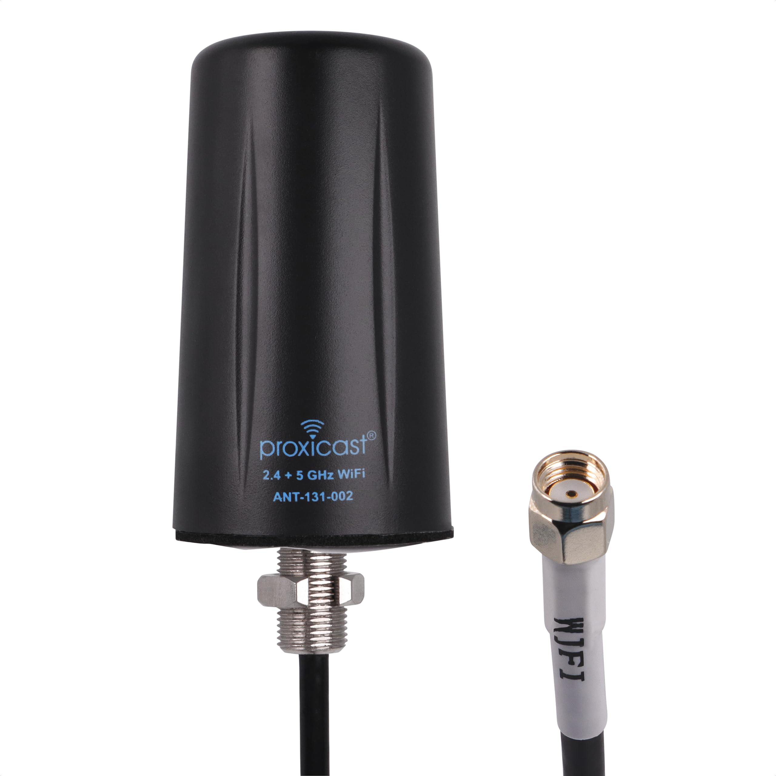 Proxicast Indoor/Outdoor Omnidirectional WiFi Antenna - Tri-Band 2.4/5.8/6 GHz - 3-5 dBi Gain - Vandal Resistant Low Profile Fix