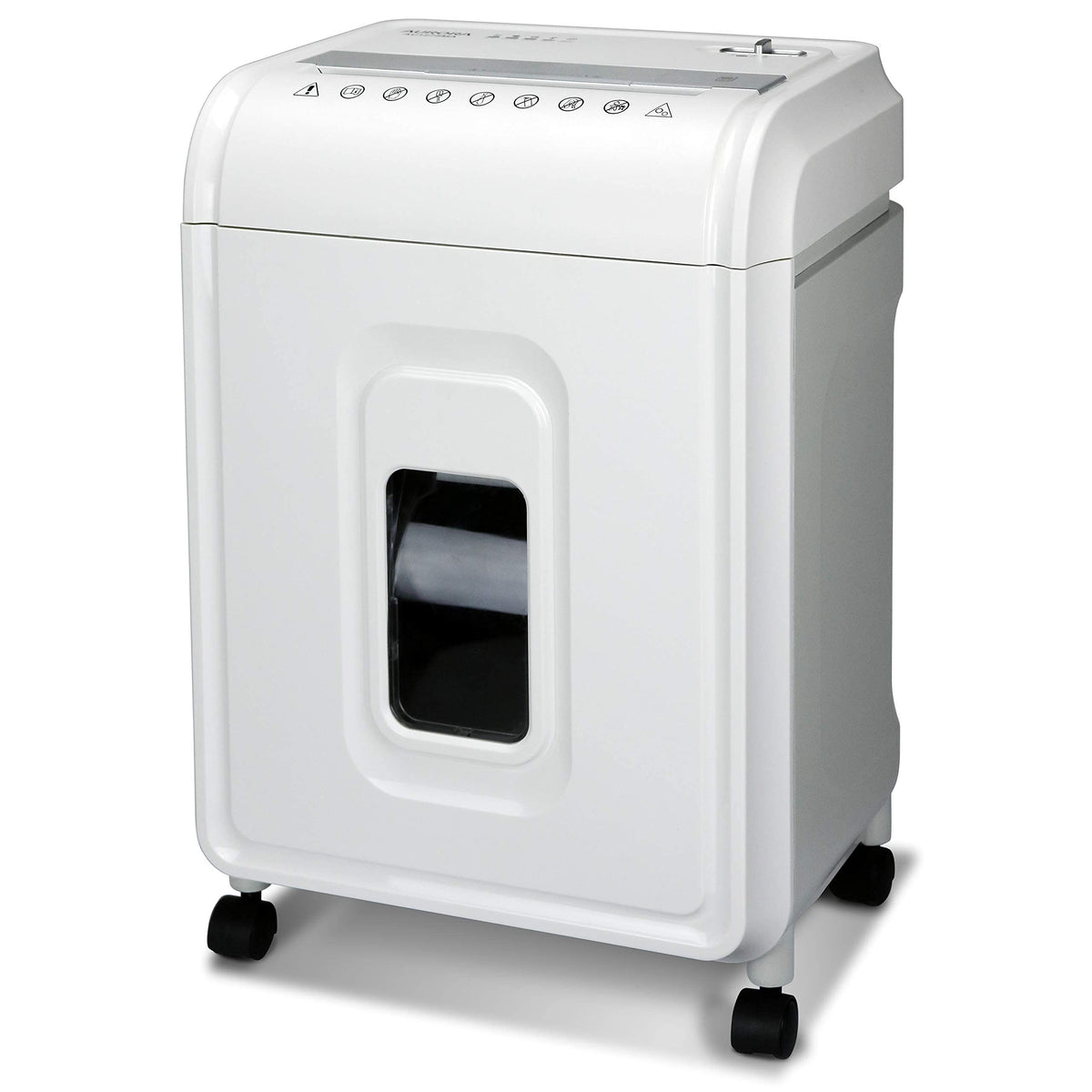 Aurora Au1275Ma Professional Grade 12-Sheet Micro-Cut Paper And Cd/Credit Card Shredder/ 60 Minutes Continuous Run Time, White/G
