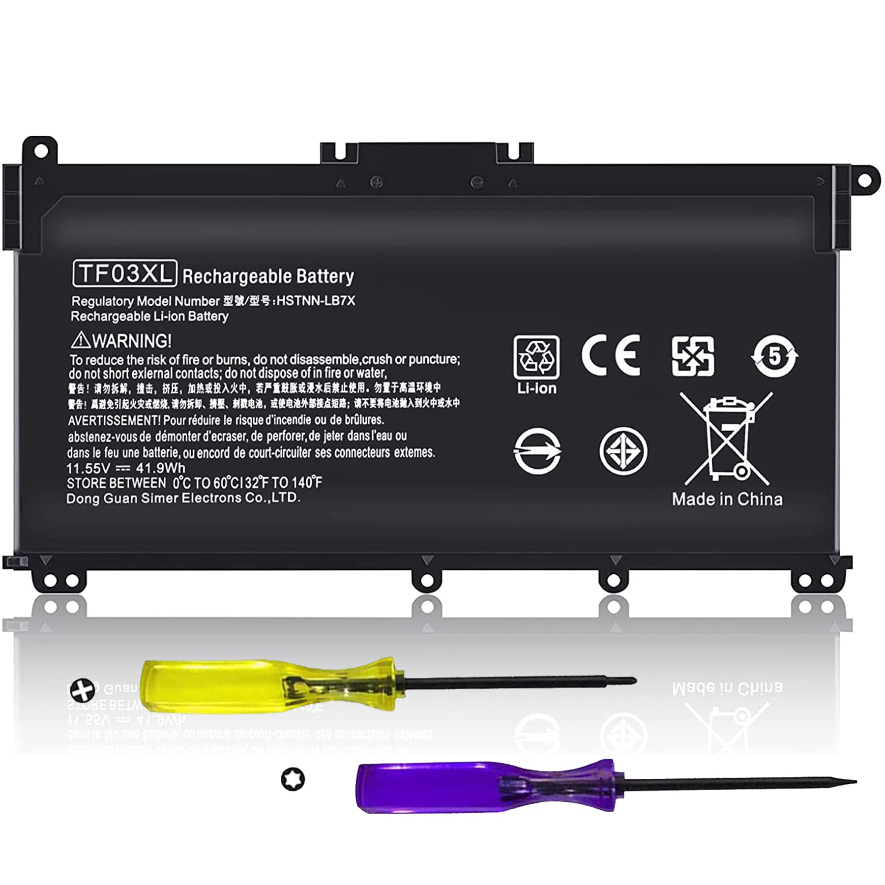 Tf03Xl 920070 855 920046 421 Battery For Hp Pavilion X360, Tf03041Xl Battery Replacement For Hp Laptop 14 Cd 14M Cd 15 Cc 17 Ar