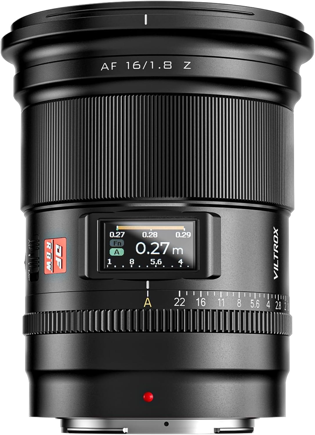 Viltrox Af 16Mm F1.8 F/1.8 Full Frame Lens For Nikon Z-Mount Cameras,Autofocus Z Mount With Built-In Lcd Screen Wide Angle Lens