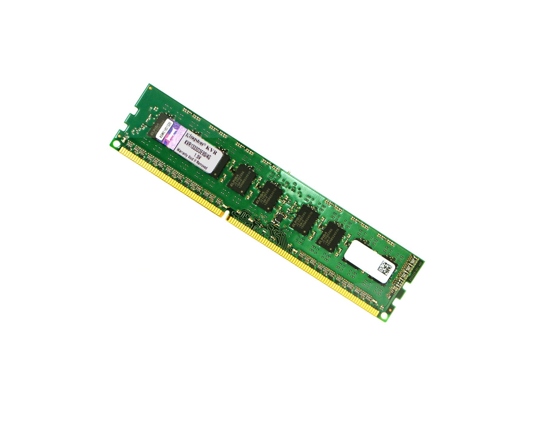 Kingston Valueram 4Gb 1333Mhz Ddr3 Ecc Cl9 Dimm Desktop Memory Kvr1333D3E9S/4G