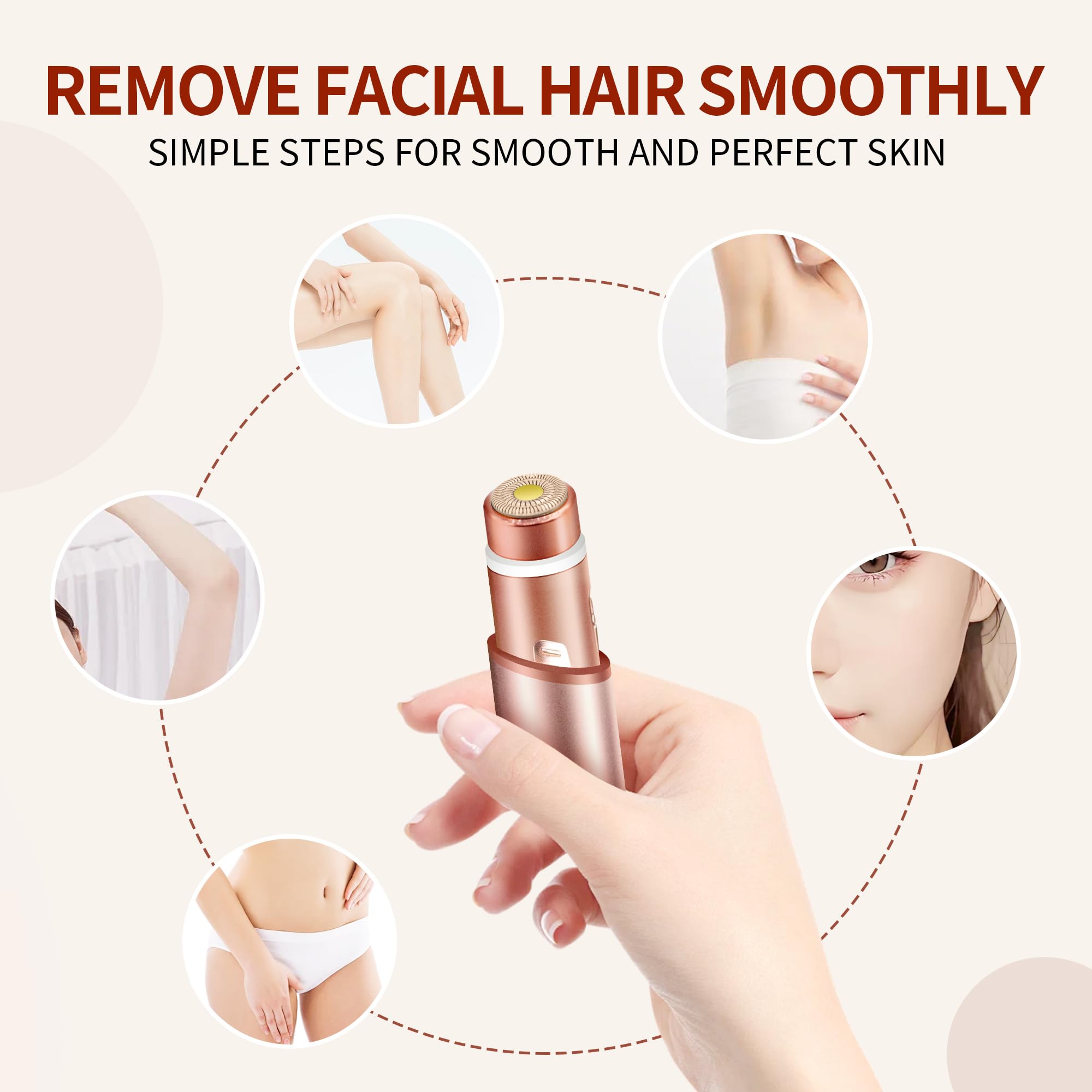 For Flawless Replacement Heads Gen 3   Finishing Touch Flawless Facial Hair Remover Replacement Blades For Women, Shaver & Razor