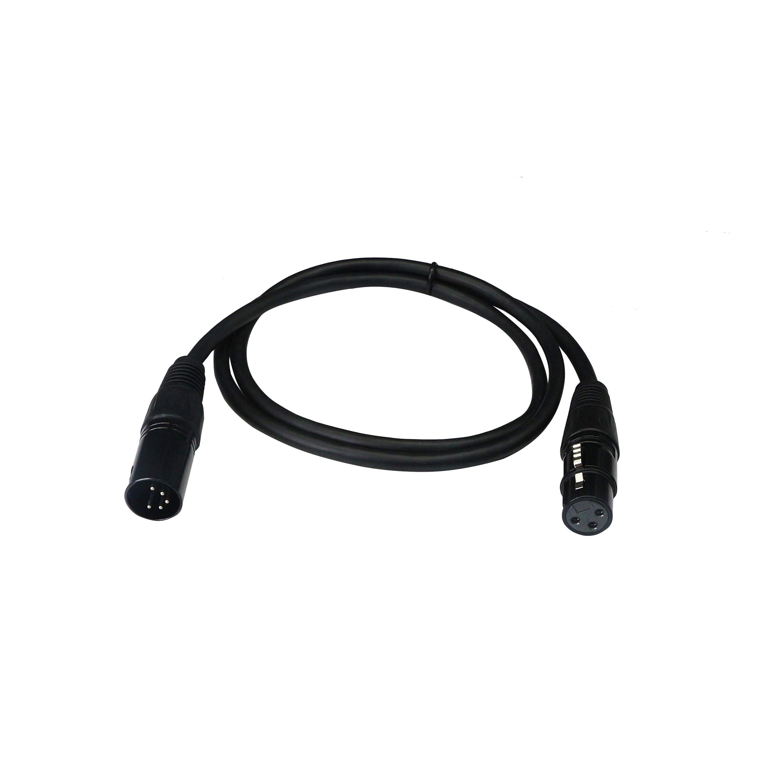 Sinloon (1M) Dmx Stage Light Cable,Dj Xlr Cable, 3 Pin Female Xlr To 5 Pin Male Xlr Dmx Turnaround Connection For Moving Head Li
