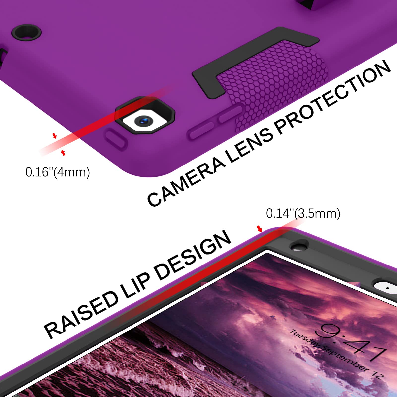 Veningo Ipad 9Th Generation Case, Ipad 8Th Gen Case,Ipad 7Th Gen Case,Ipad 10.2 2021/2020/2019 Case, 3 In 1 Heavy Duty Rugged Sh