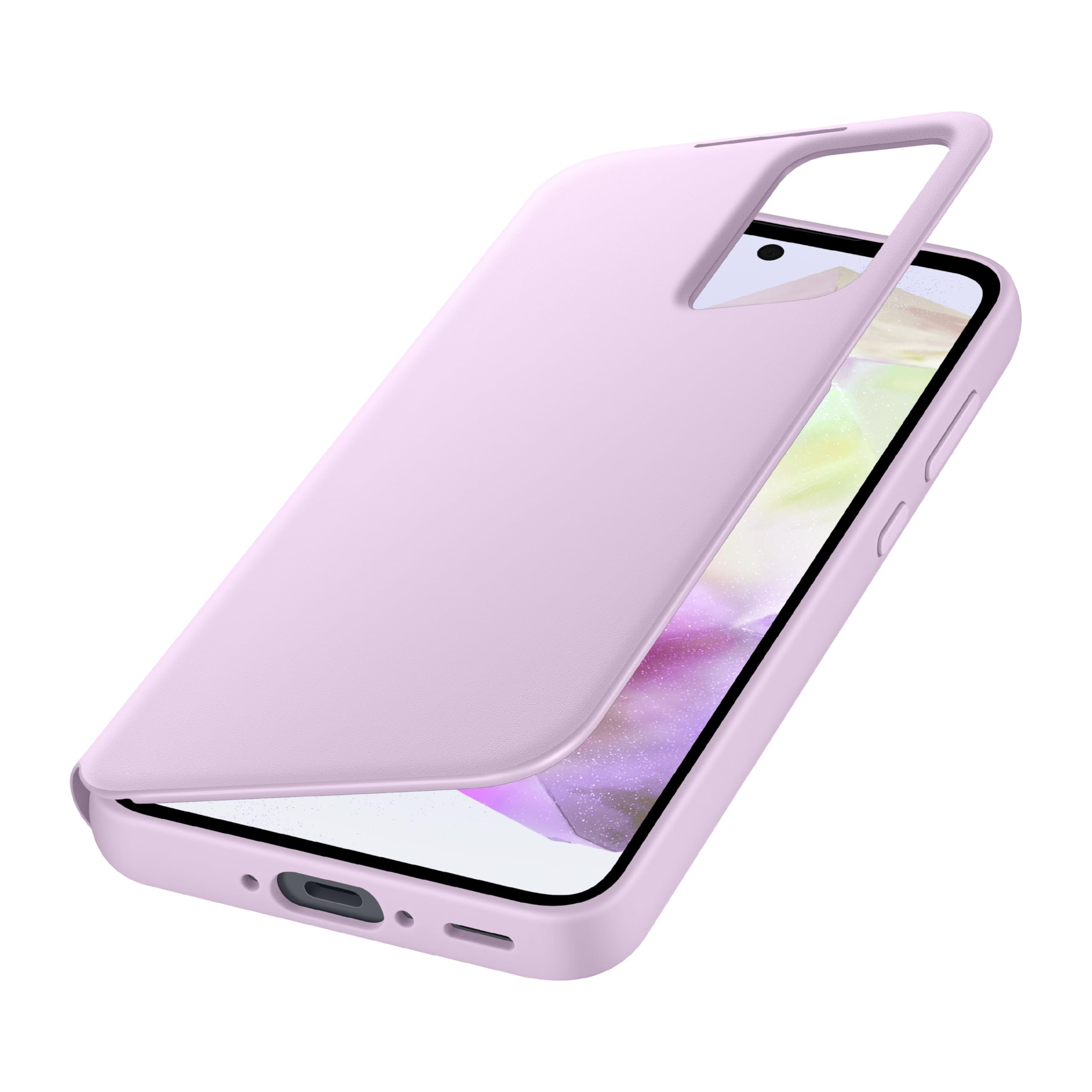 Samsung Galaxy A35 5G S-View Wallet Phone Case, Protective With Closed Cover Screen Display, Finger Tap Control, Slim Design, Ca