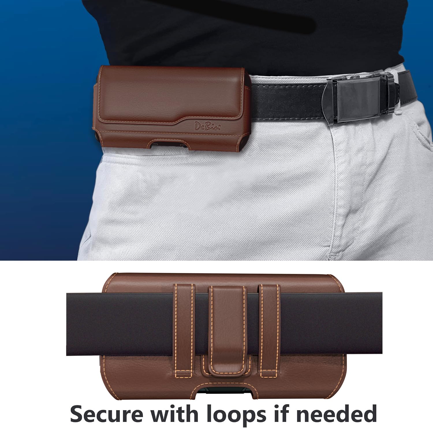 Debin Holster For Iphone 16 16 Pro 15 15 Pro 14 14 Pro 13 Pro 13 12 11 Xr, Galaxy S24 S23 S22 S21 S20 S10 Google 7 Cell Phone Be