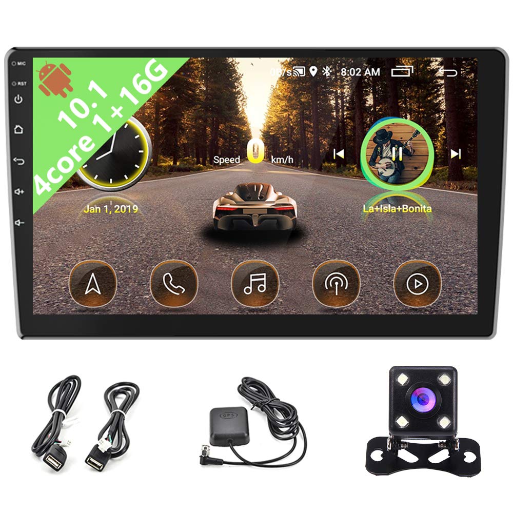 Android 10 Inch Double Din Car Stereo Audio Hd 1080P Touchscreen In Dash Gps Navigation Head Unit Support Wifi Bluetooth Fm Radi