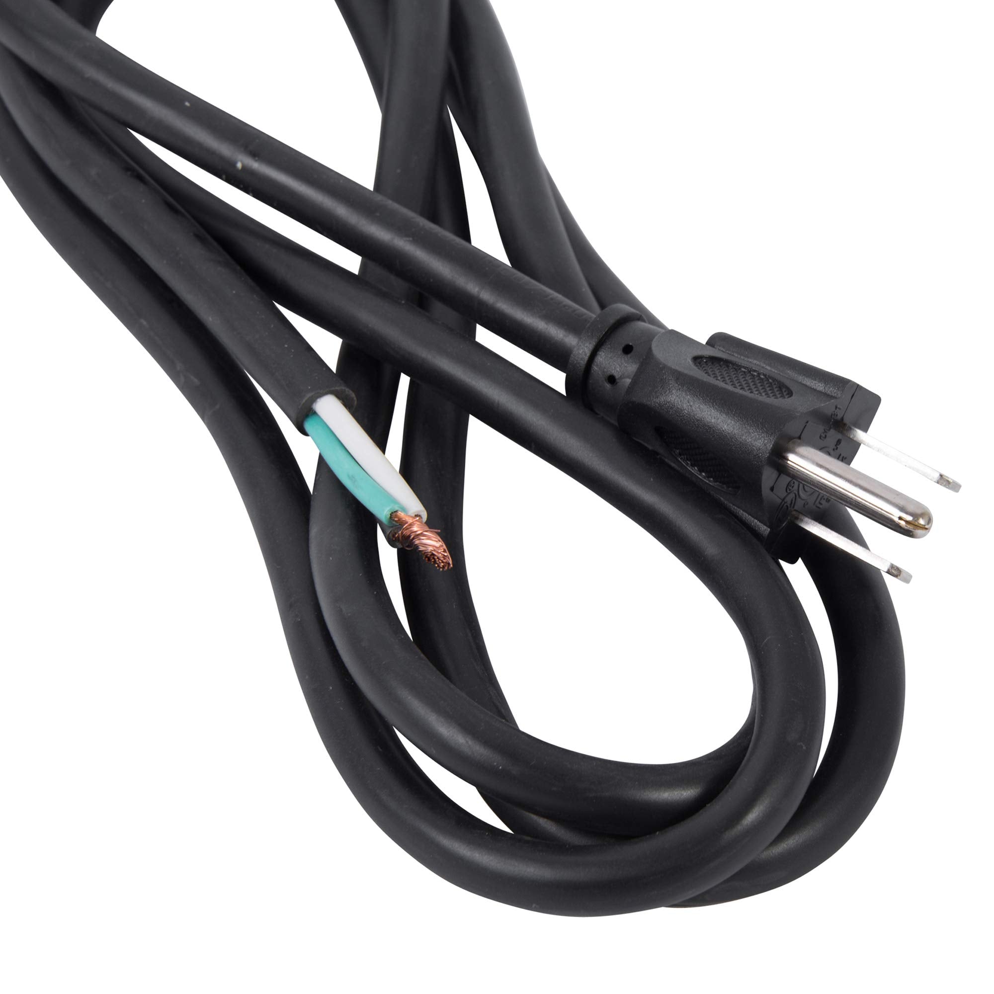 Bergen Industries Inc Ps915143 3 Wire Appliance And Power Tool Cord, 9 Ft, 14 Awg, 15A/125V Ac, 1875W,Black