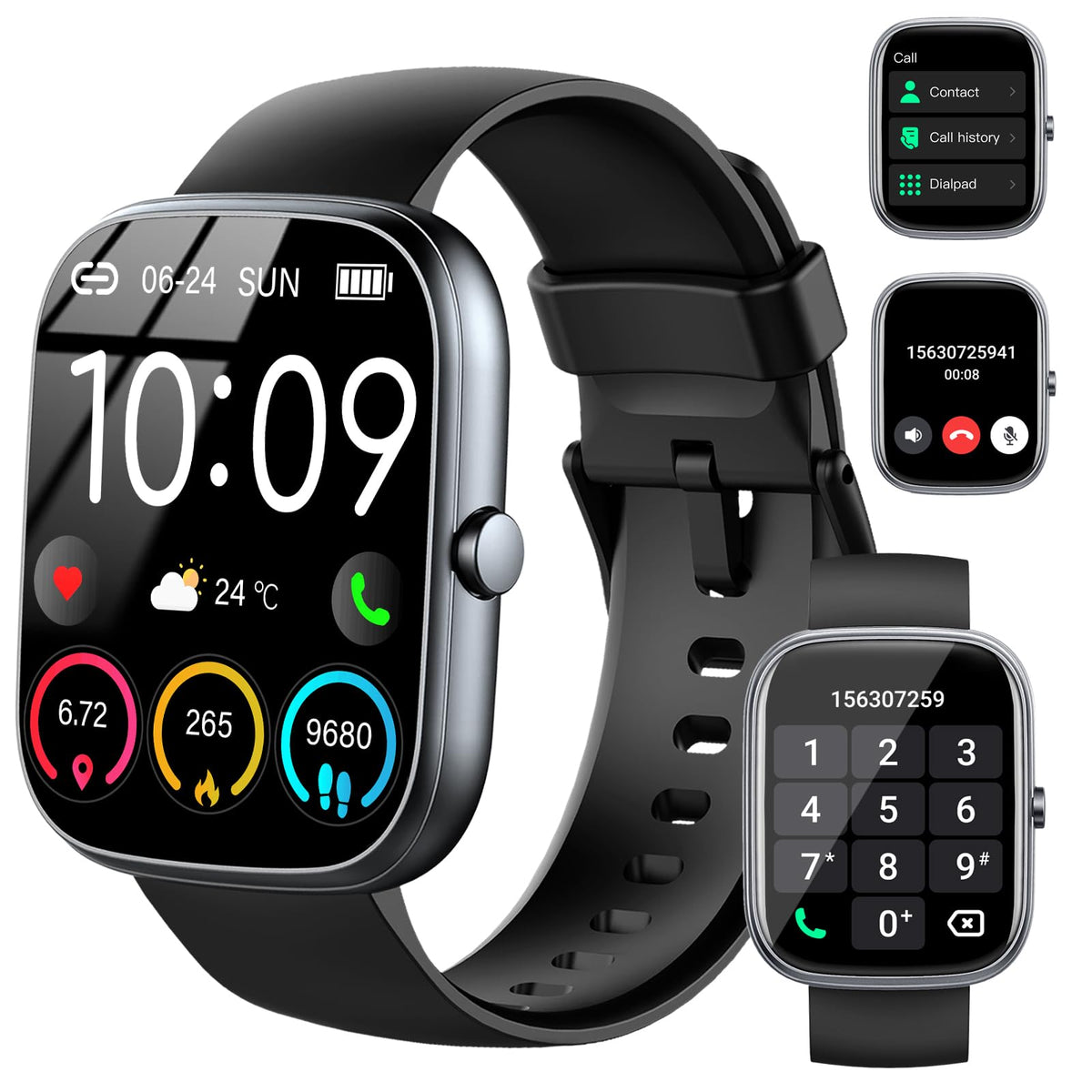 Smart Watch For Men Women, 2025 Hd 1.91 '' Smartwatches (Answer/Make Call), 112+ Sports Modes Fitness Activity Tracker, Calories