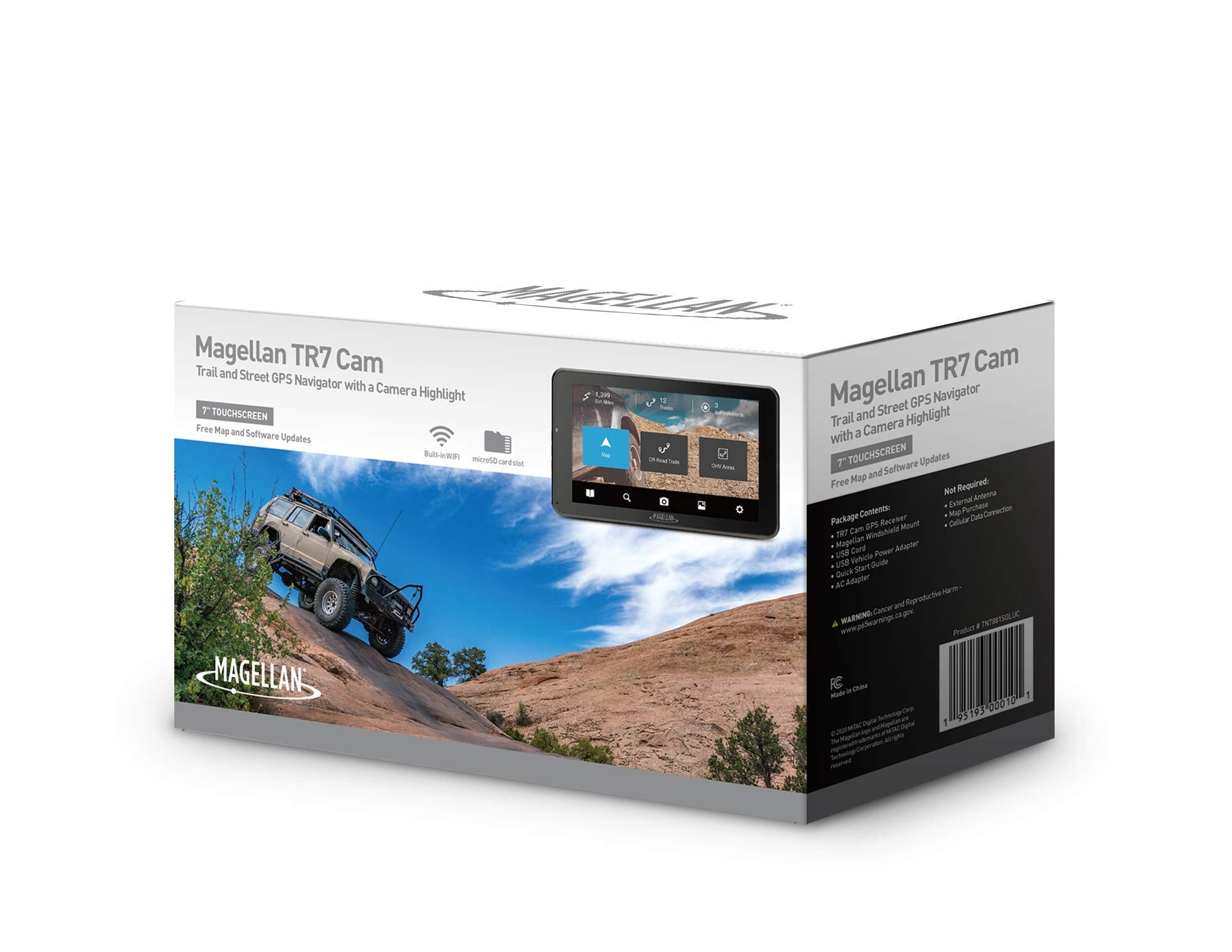 Magellan Tn7881Sgluc Tr7 Trail And Street Gps Navigator With A Camera