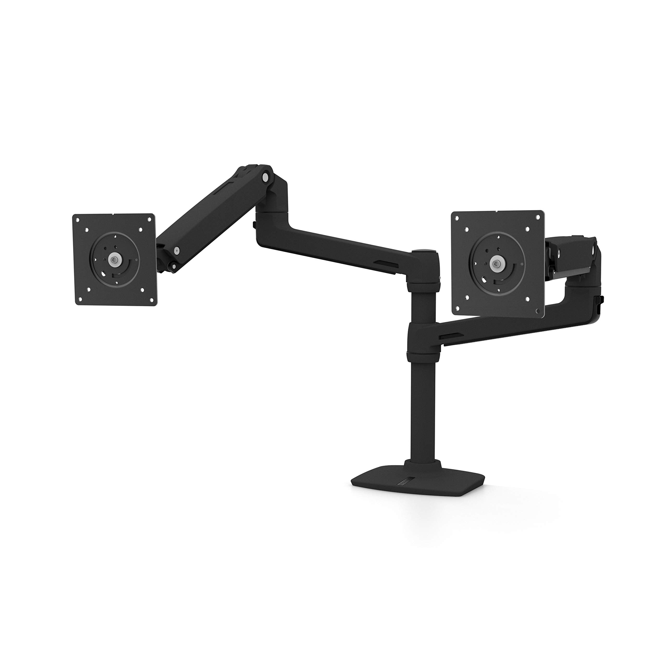 Ergotron � LX Vertical Stacking Dual Monitor Arm, VESA Desk Mount � for 2 Monitors Up to 24 Inches, 7 to 20 lbs Each � Matte Black