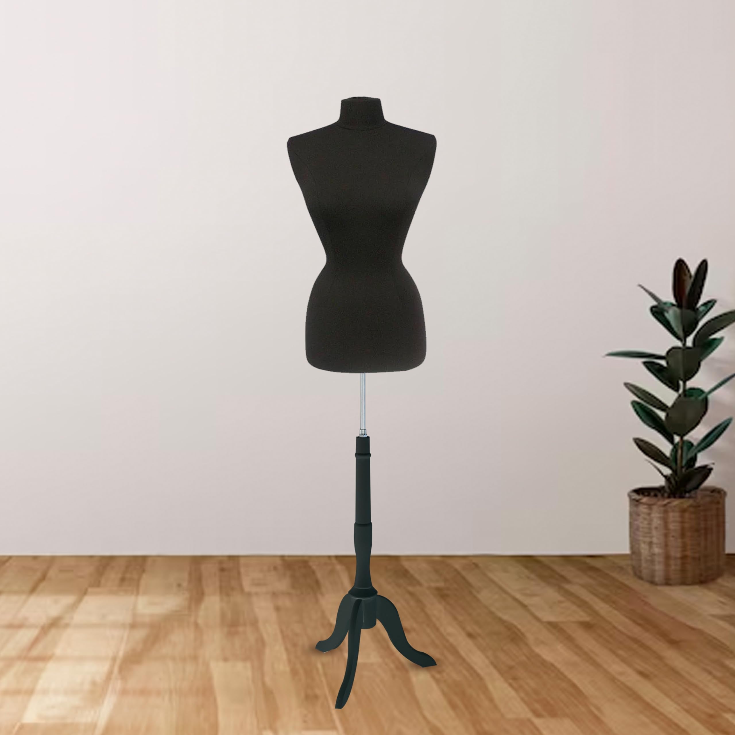 Black Wood Tripod Dressmaker Form Base