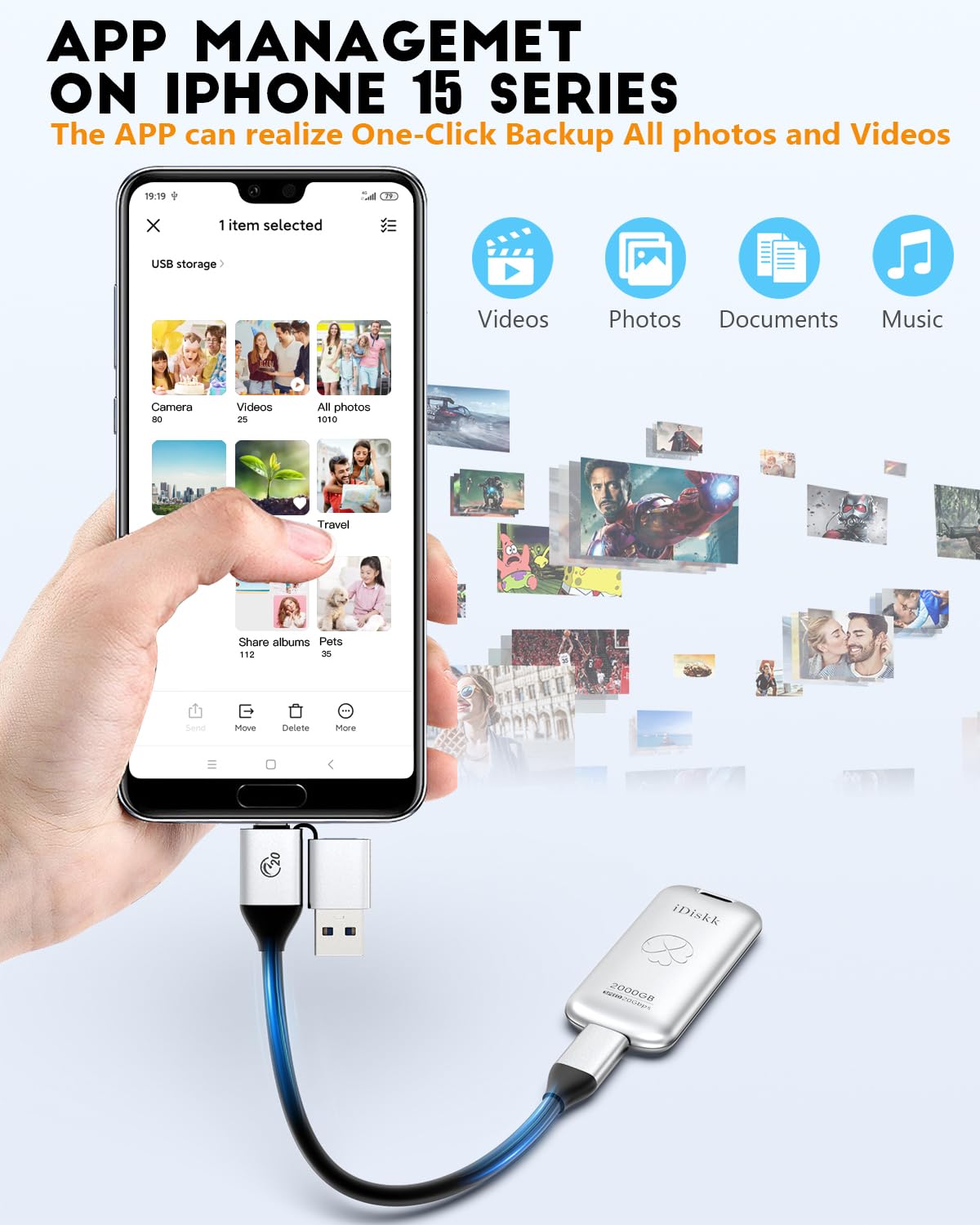 Idiskk ?Plug Play 2Tb High Speed 2000Mb/S External Ssd |Pocket Sized | Usb 3.2 Gen 2X2 | External Solid State Drive | Photo Stick Compatible With Xbox,Ps4,Ipad,Pc&Mac,Pc,Android Phones,Cameras