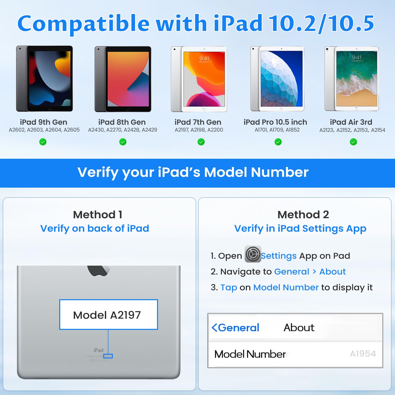 Oyeeice For Ipad 9Th Generation Case With Keyboard   Detachable Backlit Keyboard   Rotatable Cover With Pencil Holder For Ipad 9