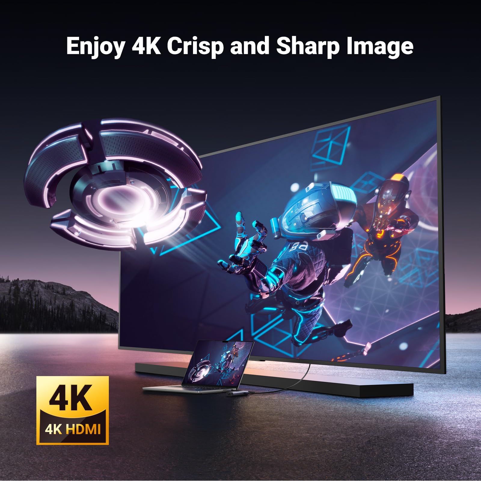 Ugreen Revodok 6 In 1 Usb C Hub Gigabit Ethernet Adapter With 4K Hdmi, 100W Pd Charging, Usb A Data Ports Compatible With Mac M1